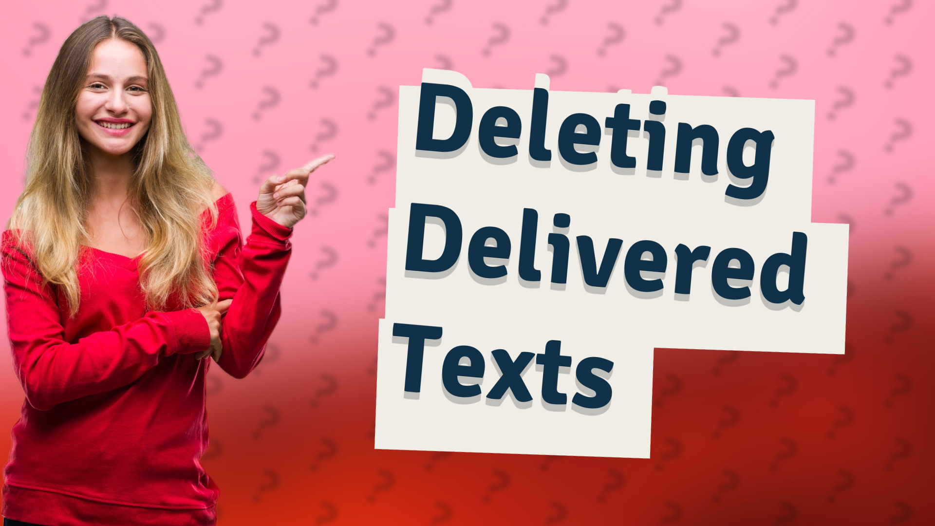 Deleting Delivered Texts