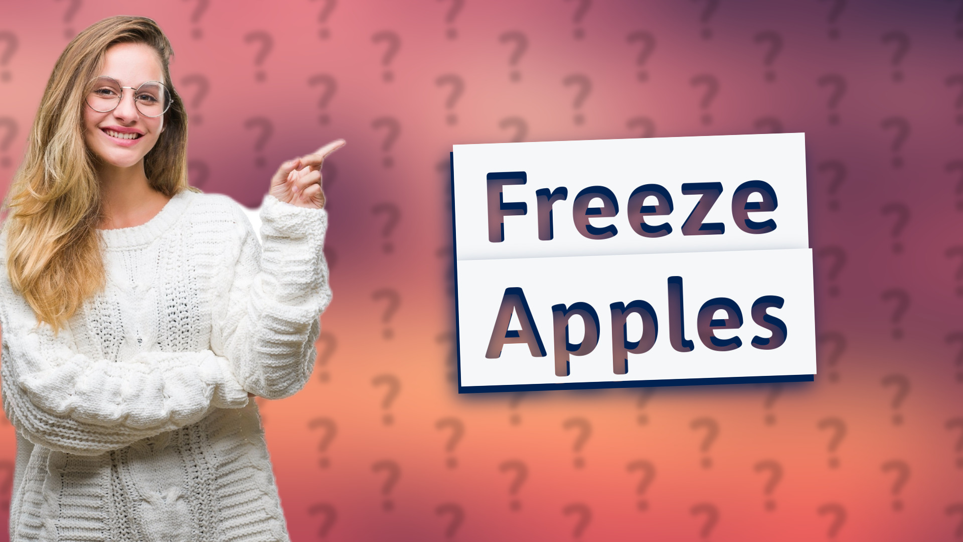 Freeze Apples