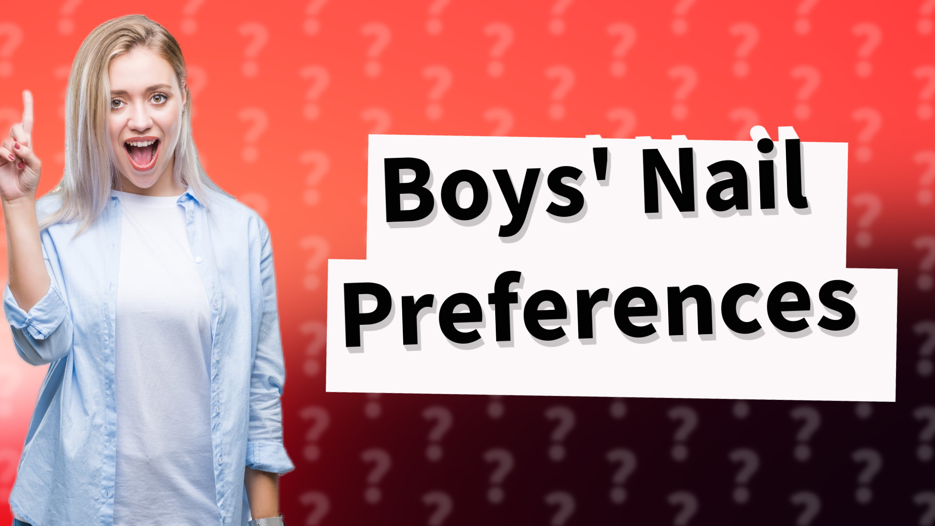 Boys' Nail Preferences