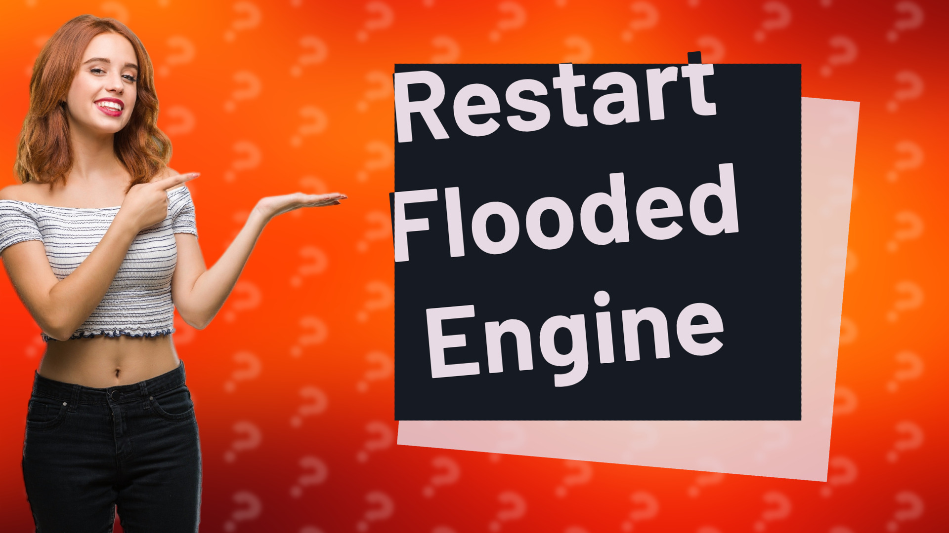 Restart Flooded Engine