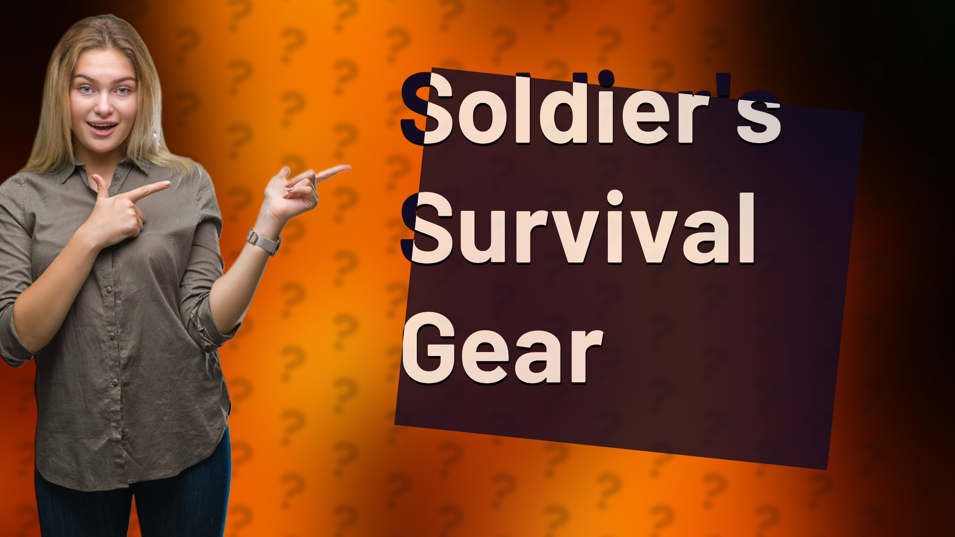 Soldier's Survival Gear