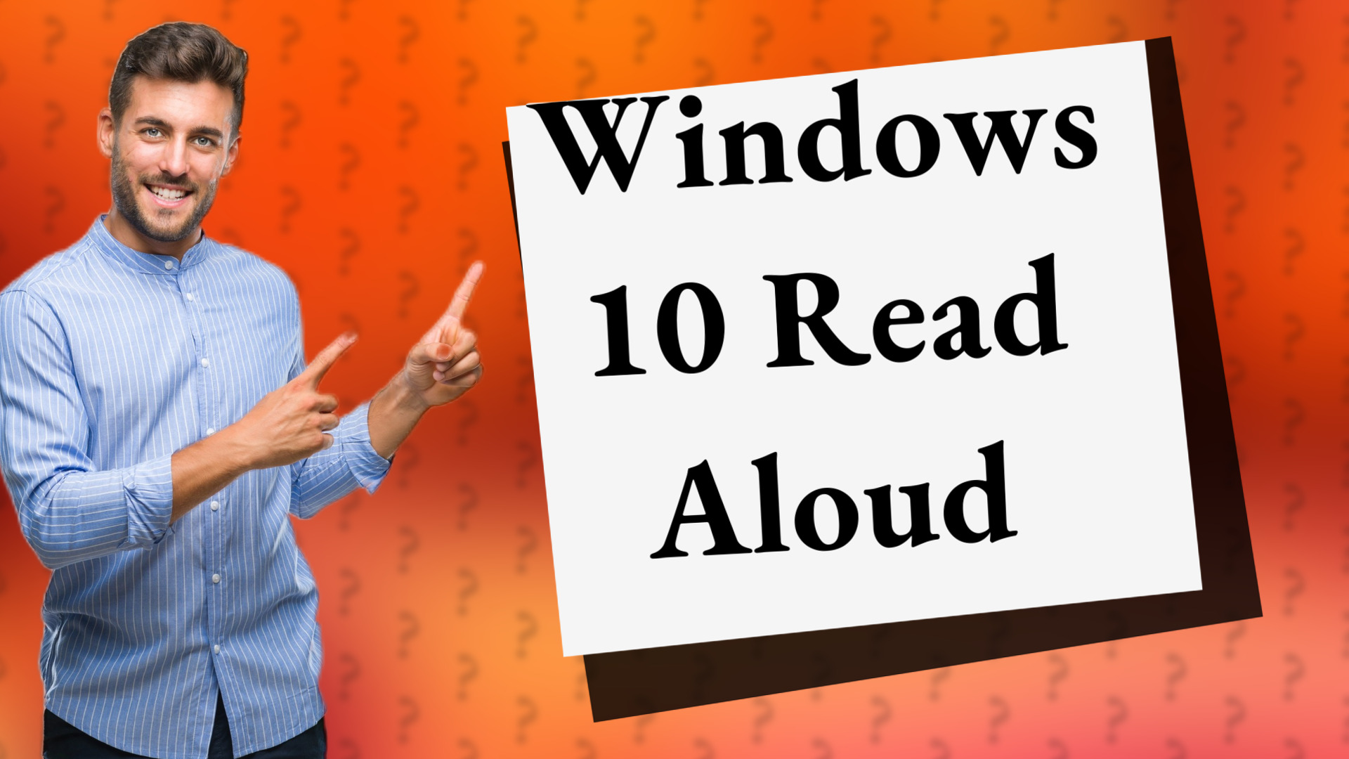 Windows 10 Read Aloud