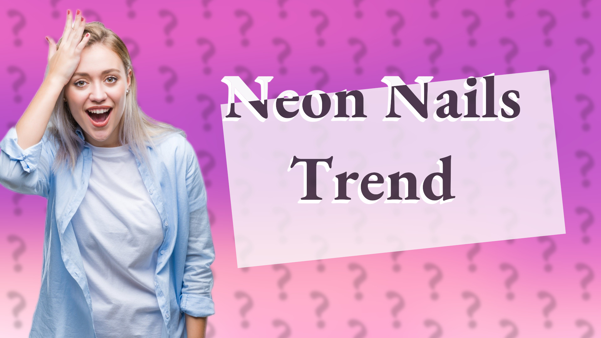 Neon Nails Trend