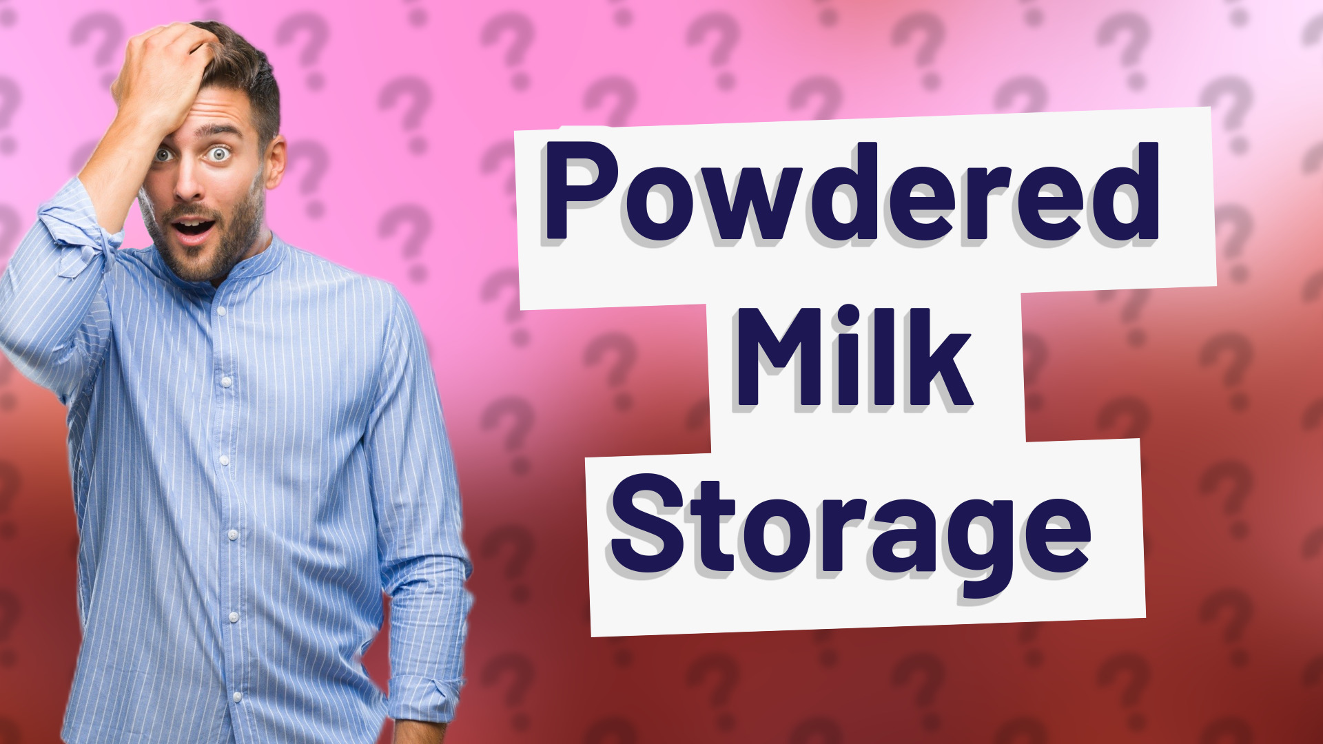 Powdered Milk Storage