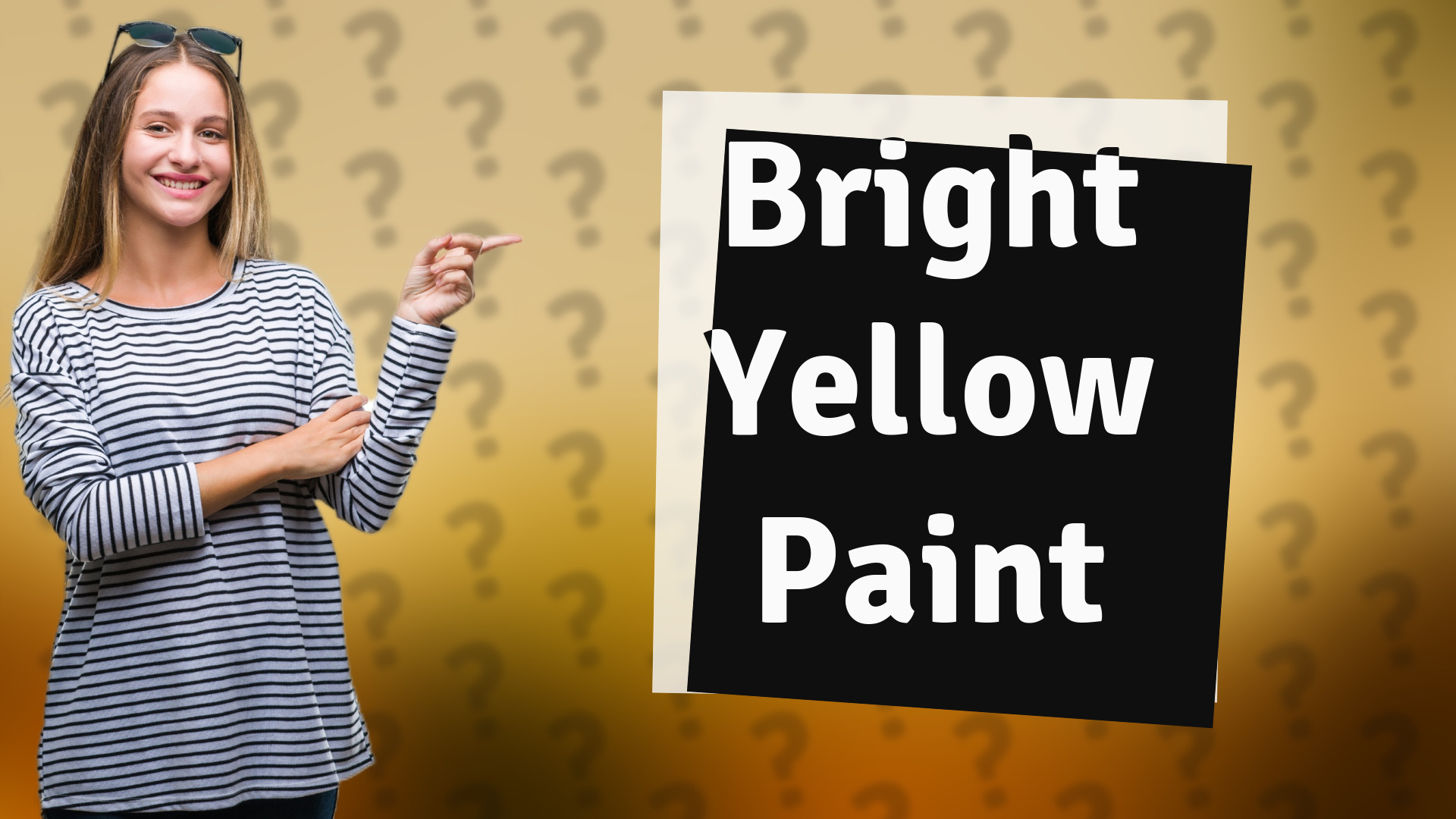 Bright Yellow Paint