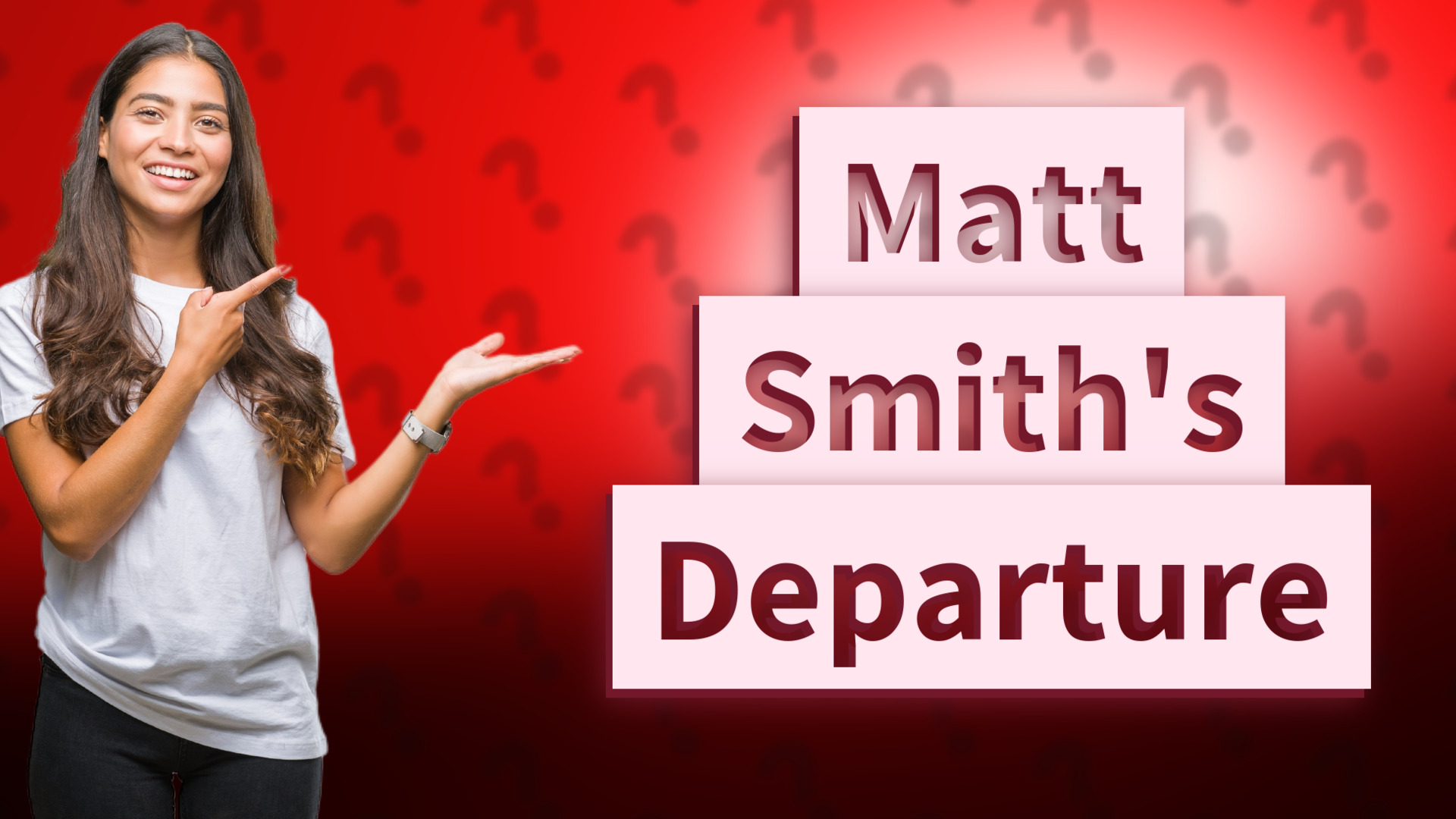Matt Smith's Departure