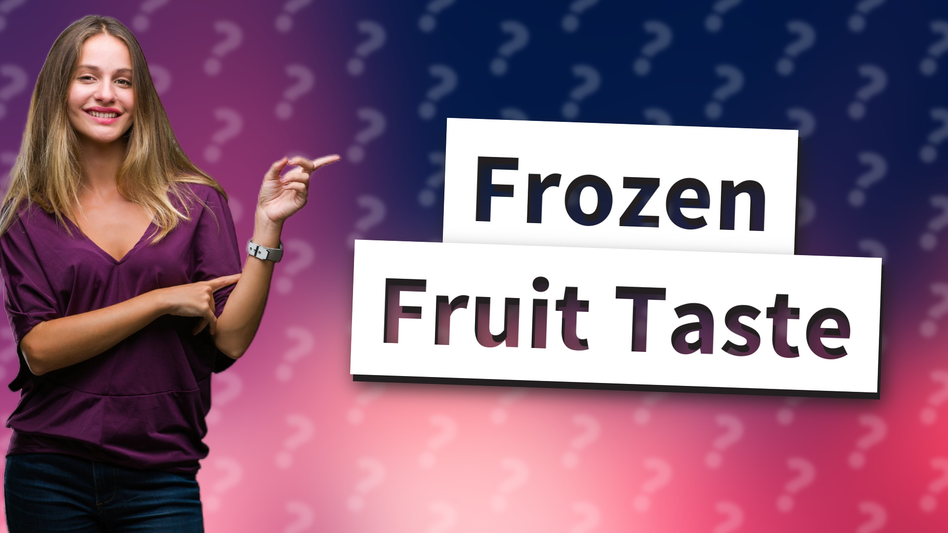 Frozen Fruit Taste