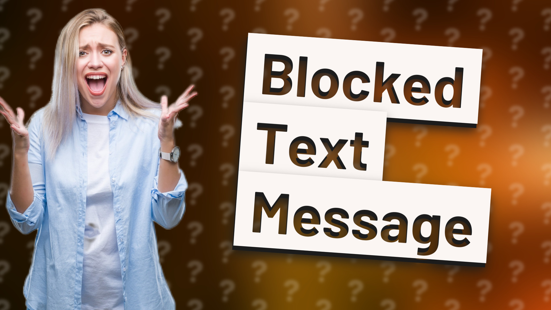 Blocked Text Message