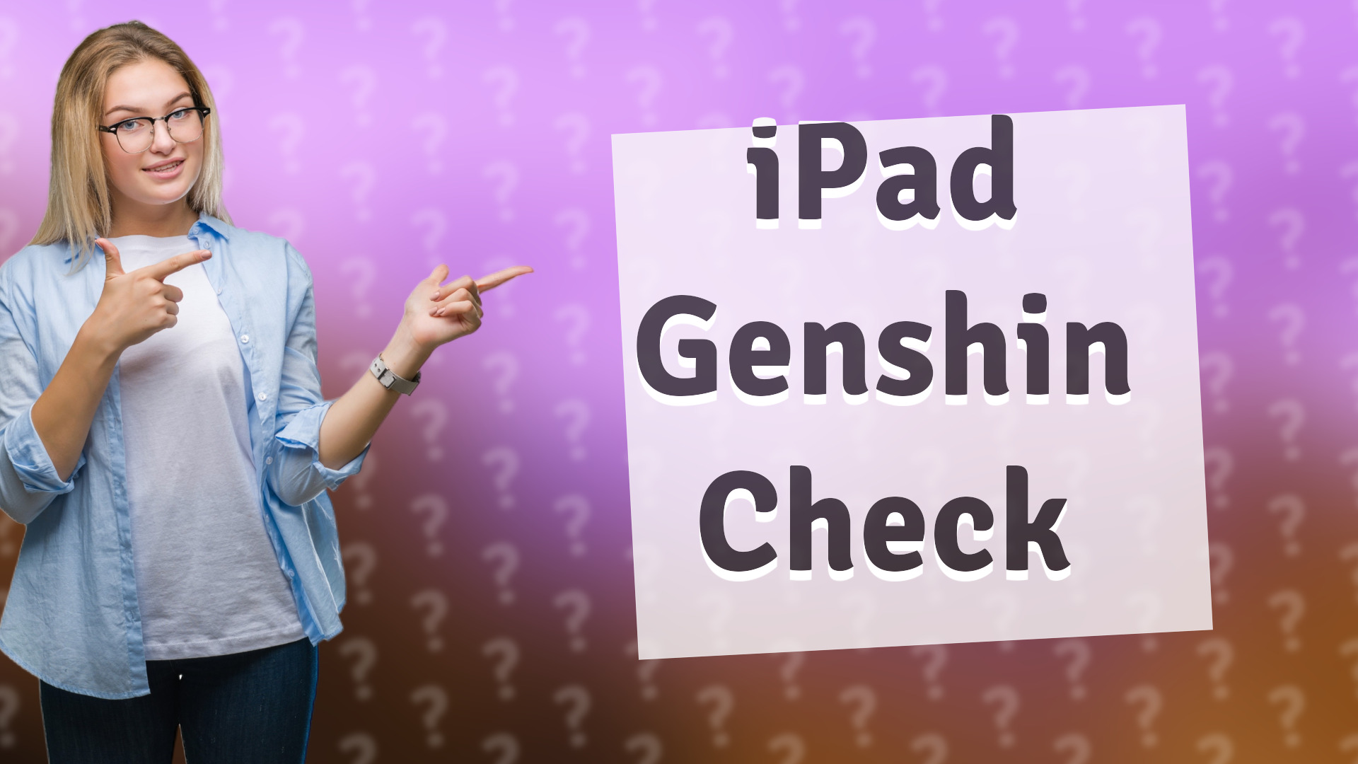 iPad Genshin Check