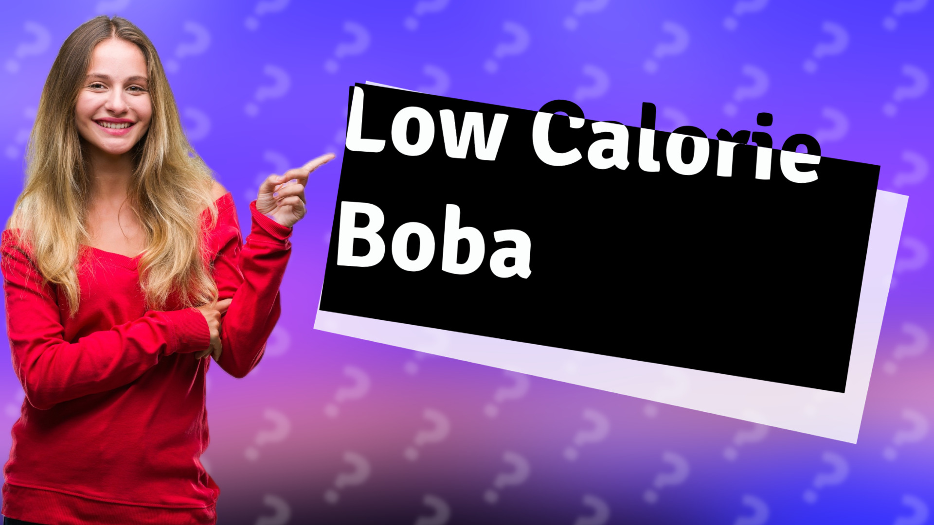 Low Calorie Boba