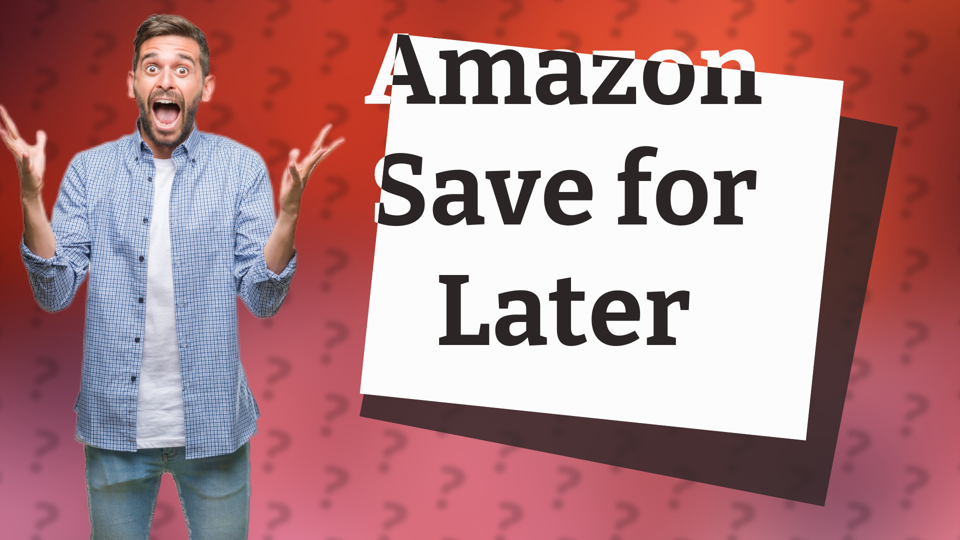 Amazon Save for Later