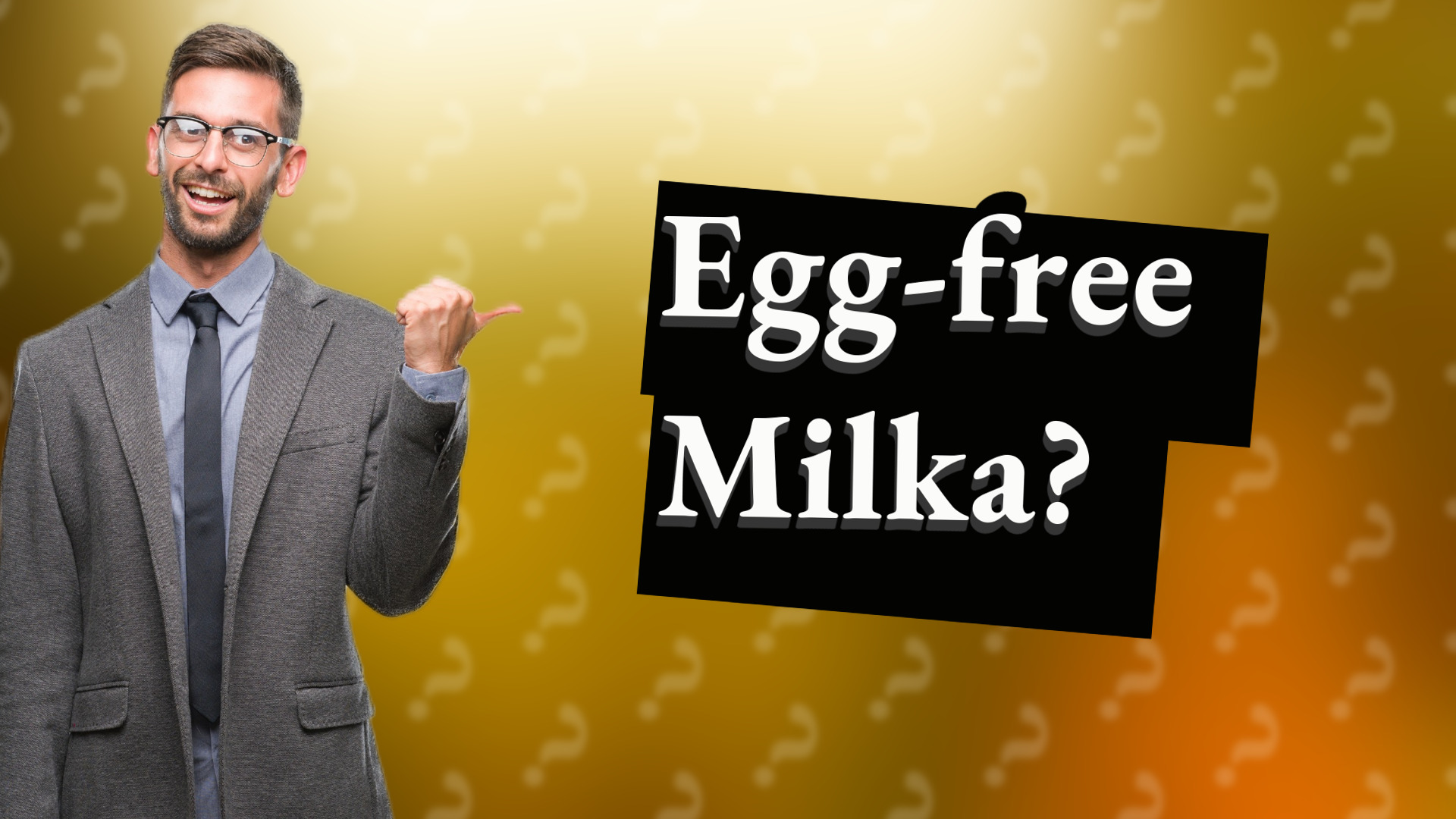 Egg-free Milka?