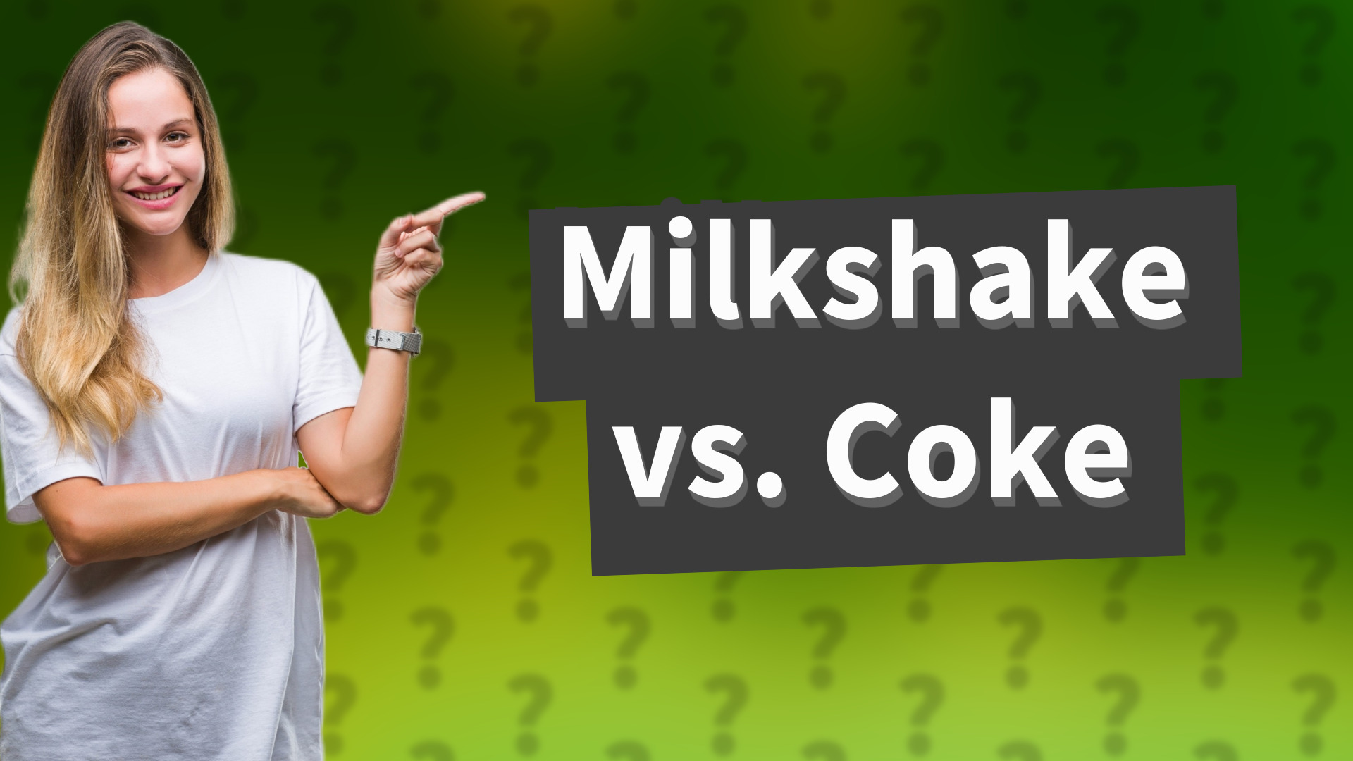 Milkshake vs. Coke