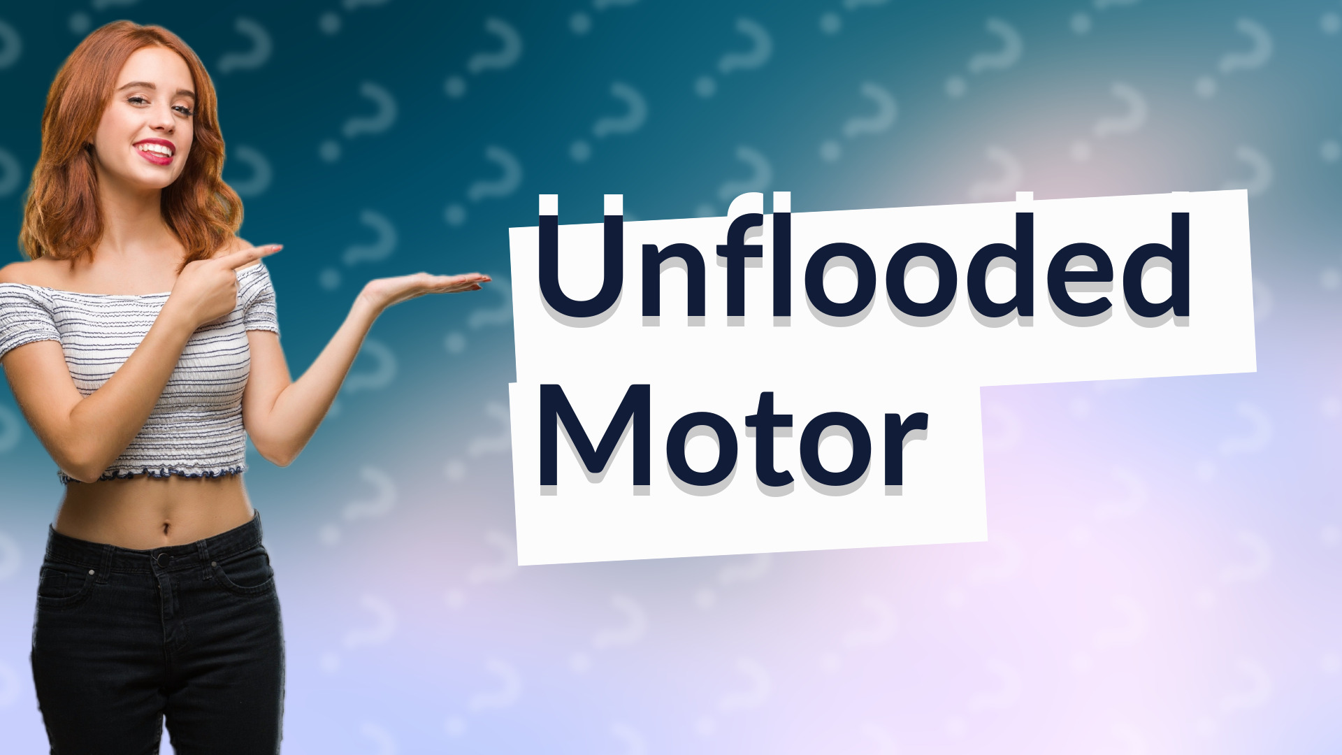 Unflooded Motor