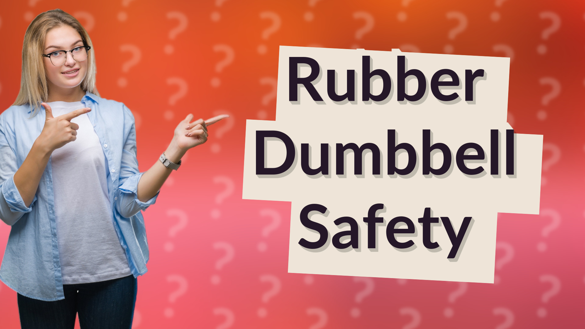 Rubber Dumbbell Safety