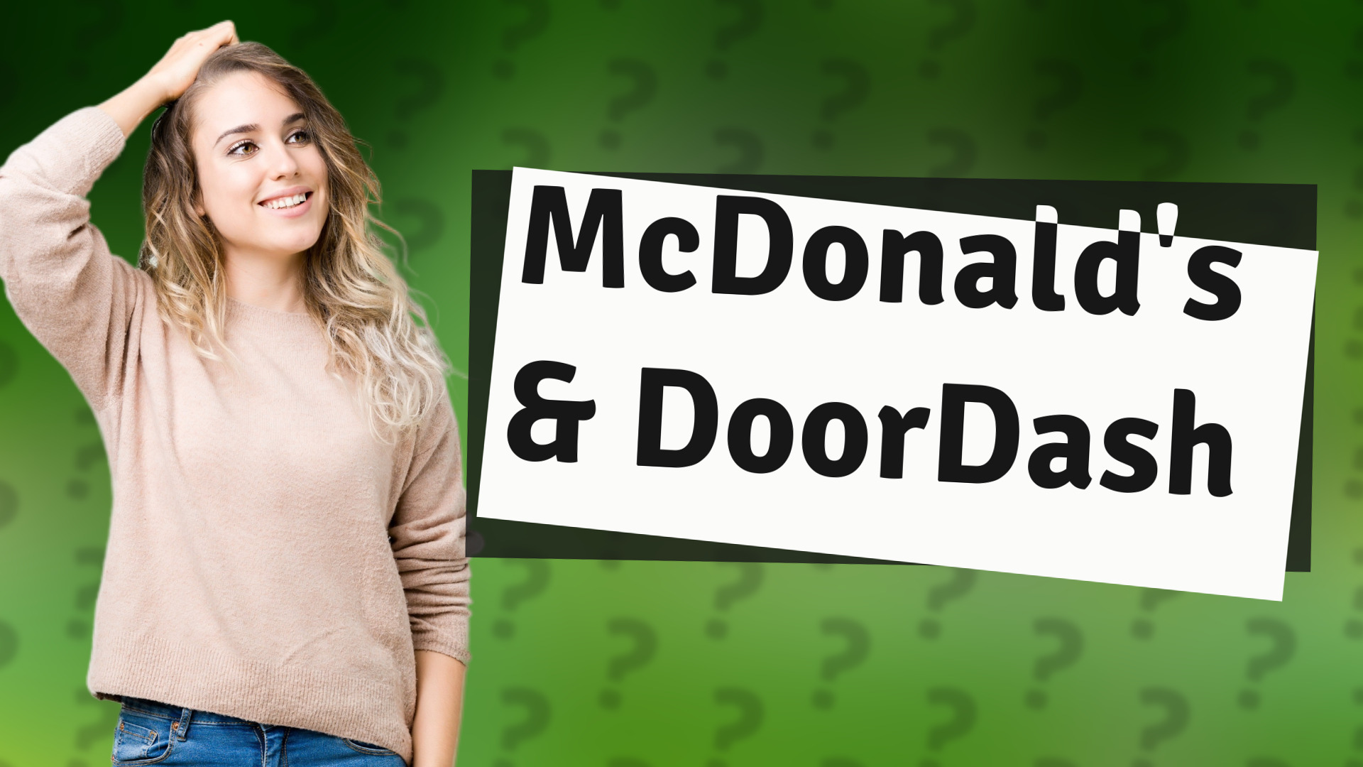 McDonald's & DoorDash