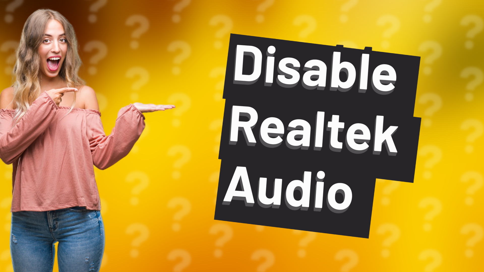 Disable Realtek Audio
