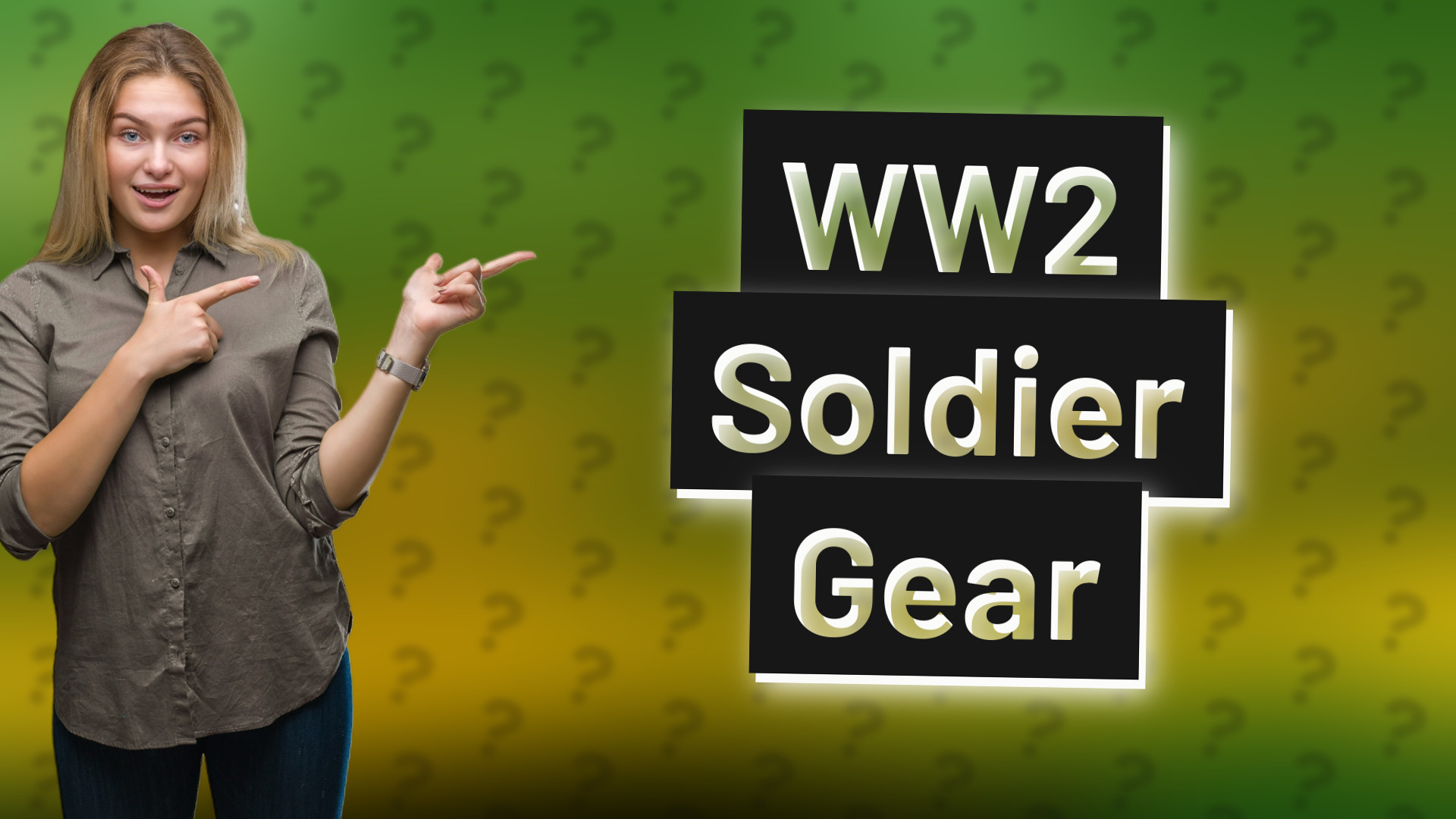 WW2 Soldier Gear