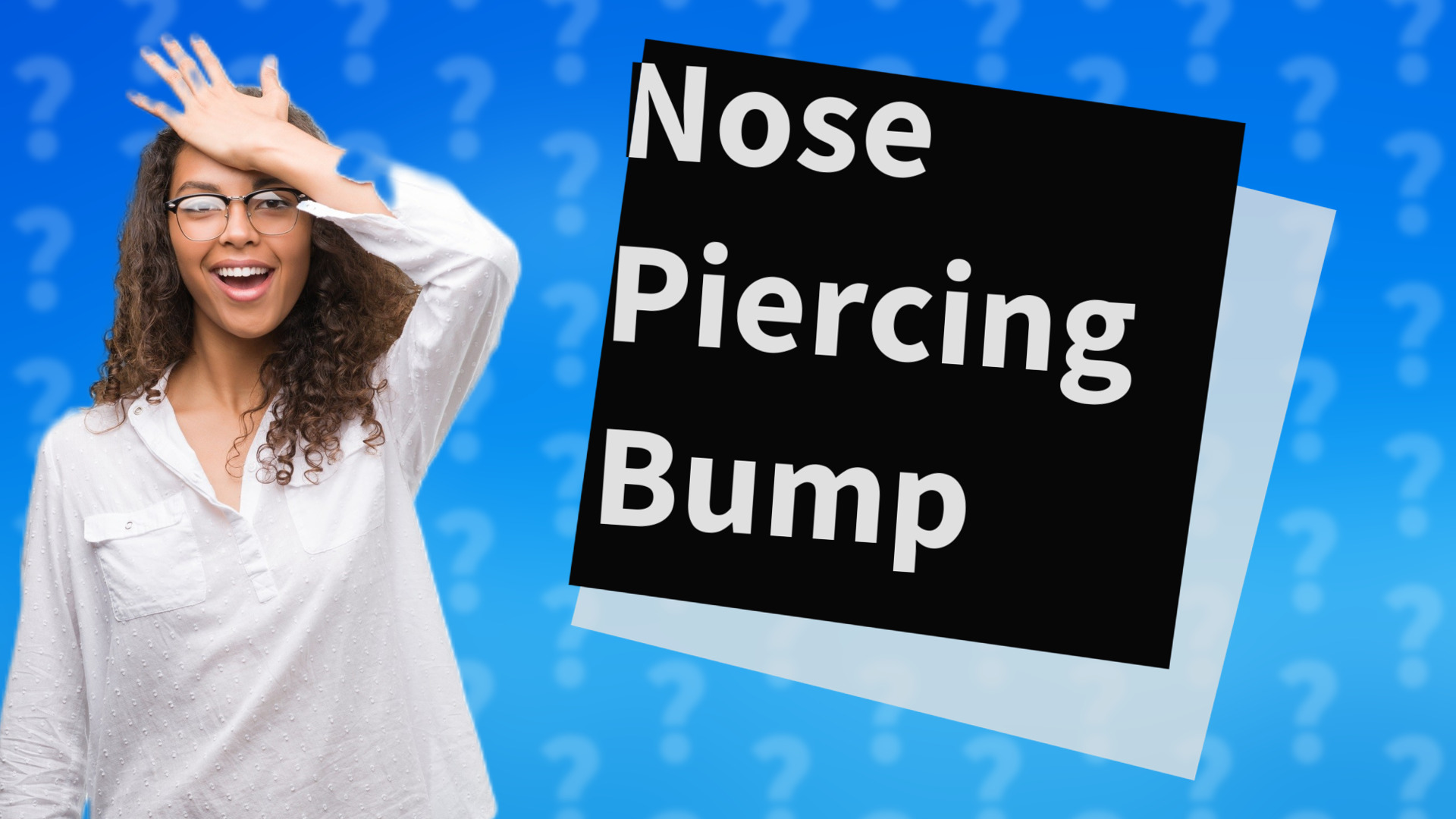 Nose Piercing Bump