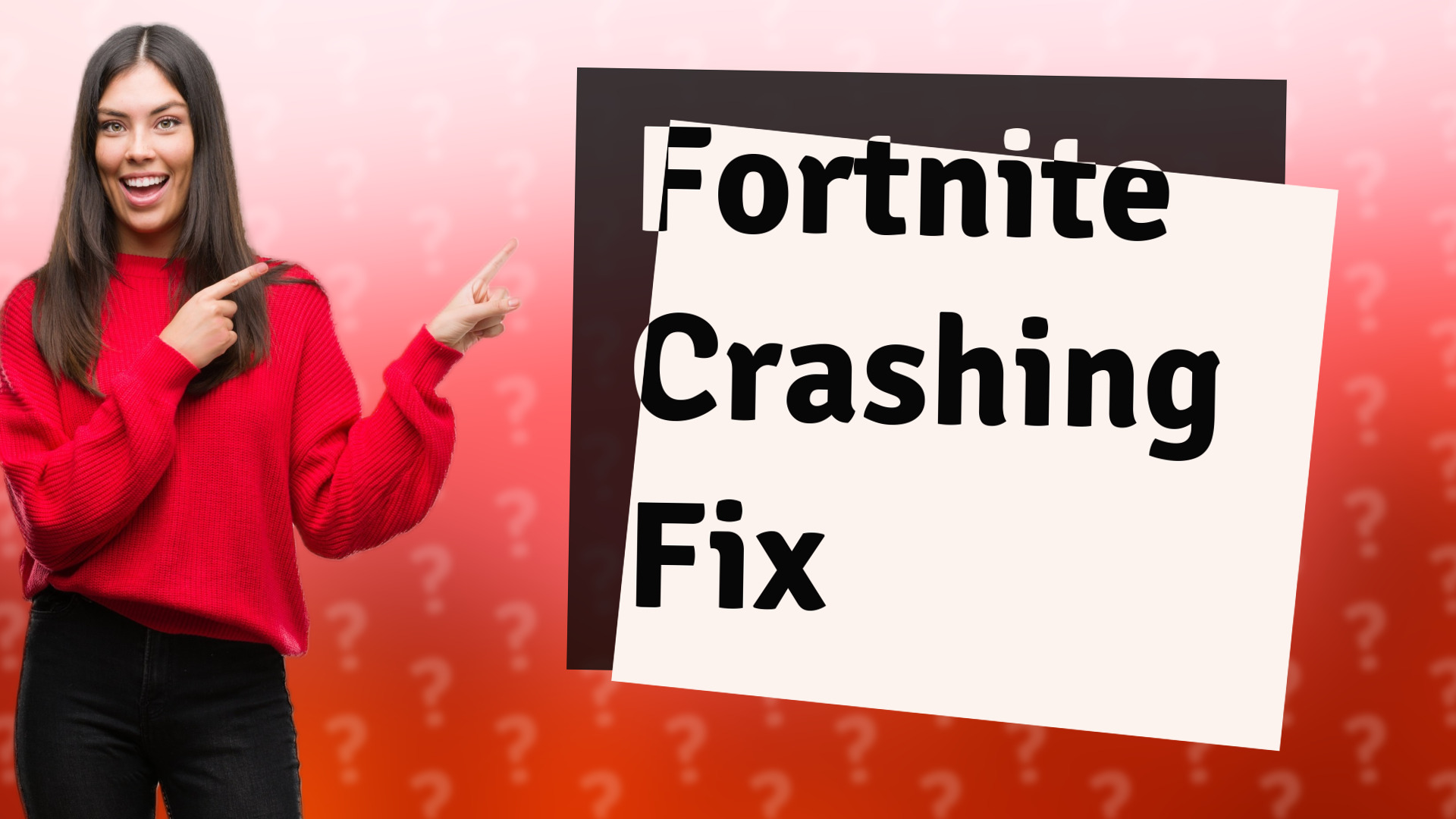 Fortnite Crashing Fix