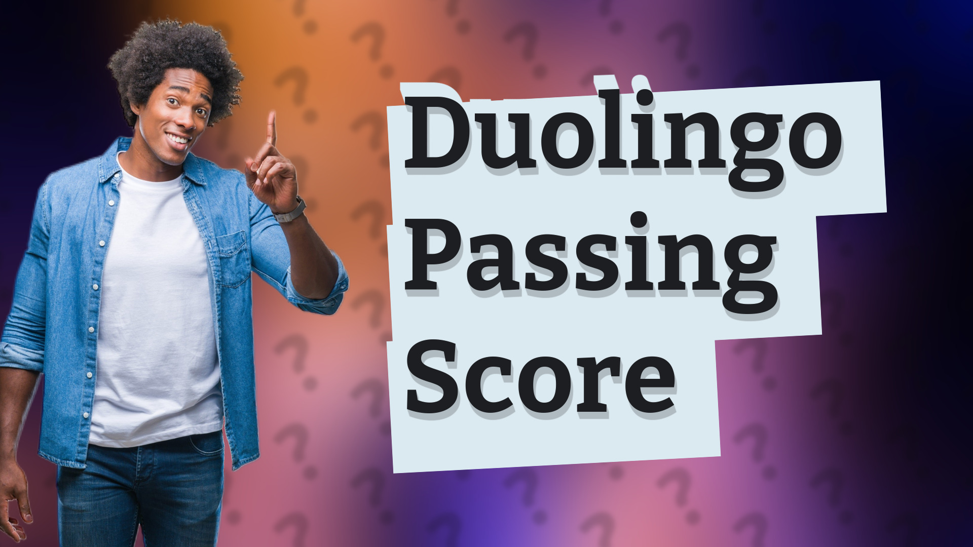 Duolingo Passing Score