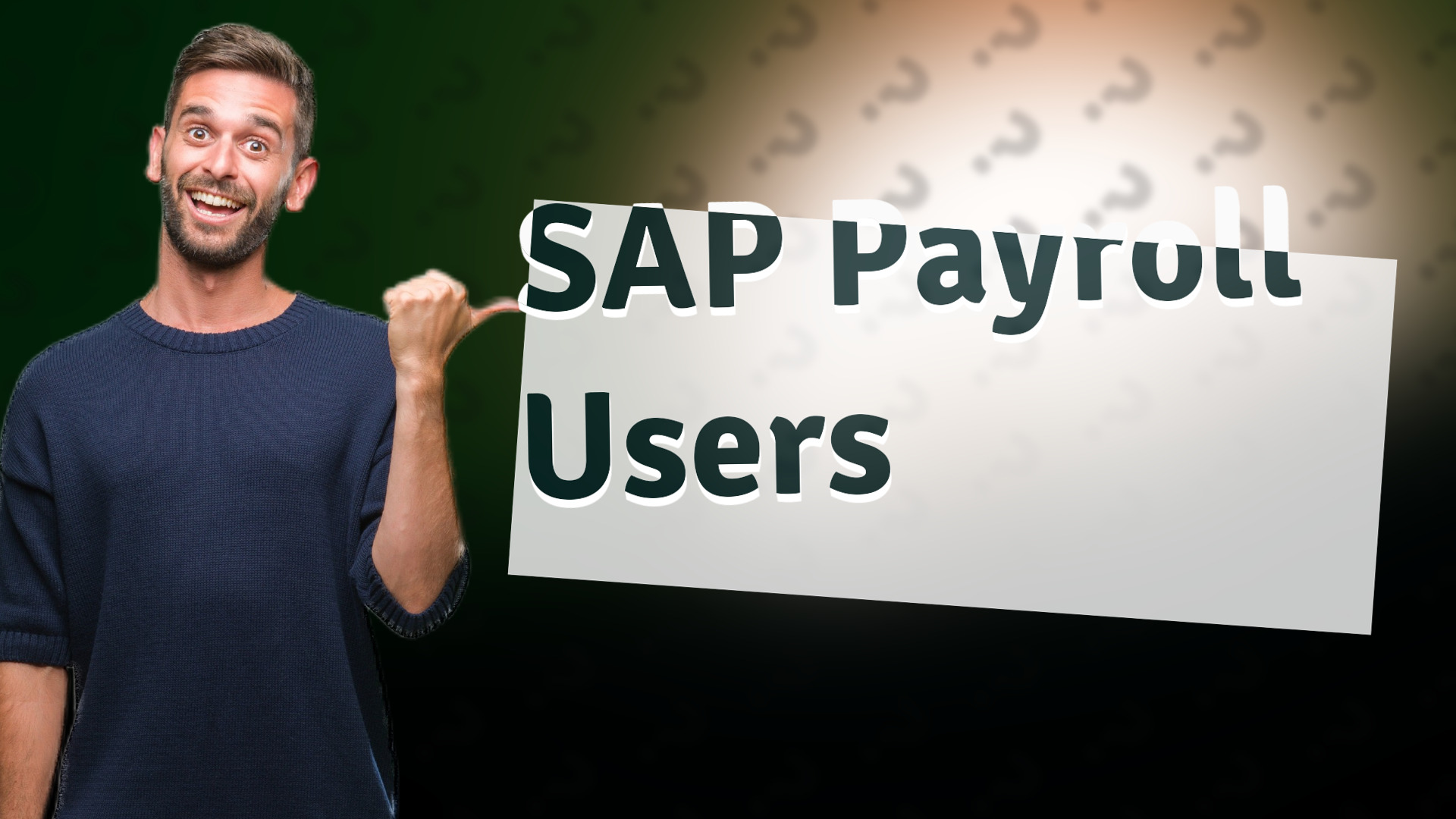 SAP Payroll Users