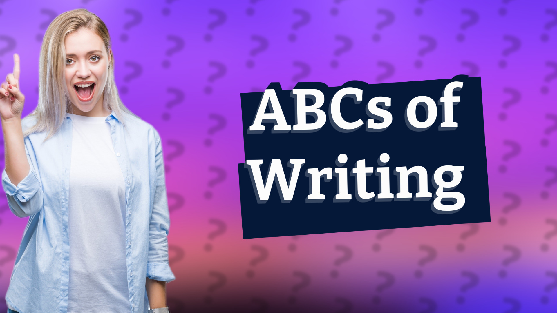 ABCs of Writing