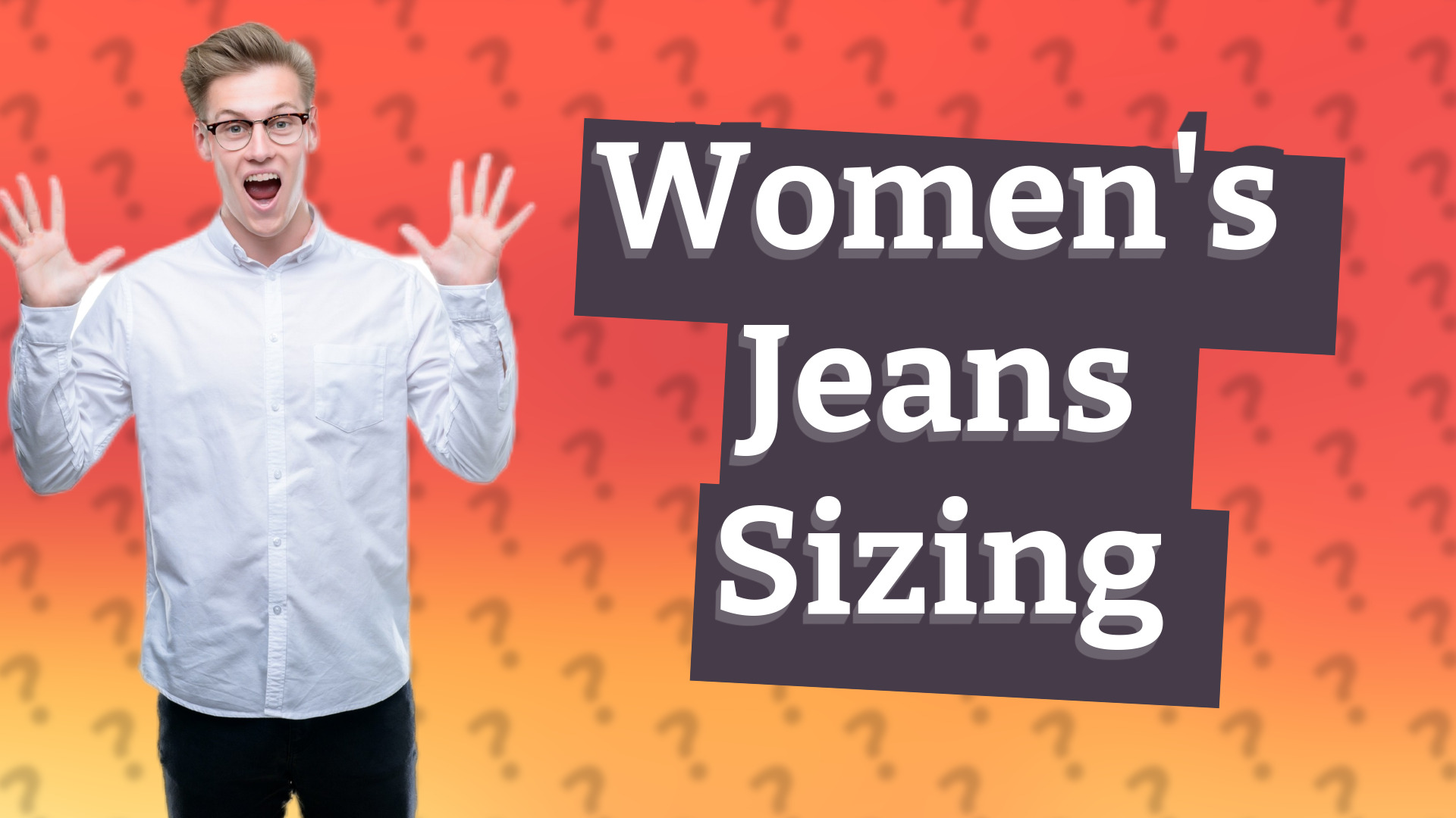 Women's Jeans Sizing