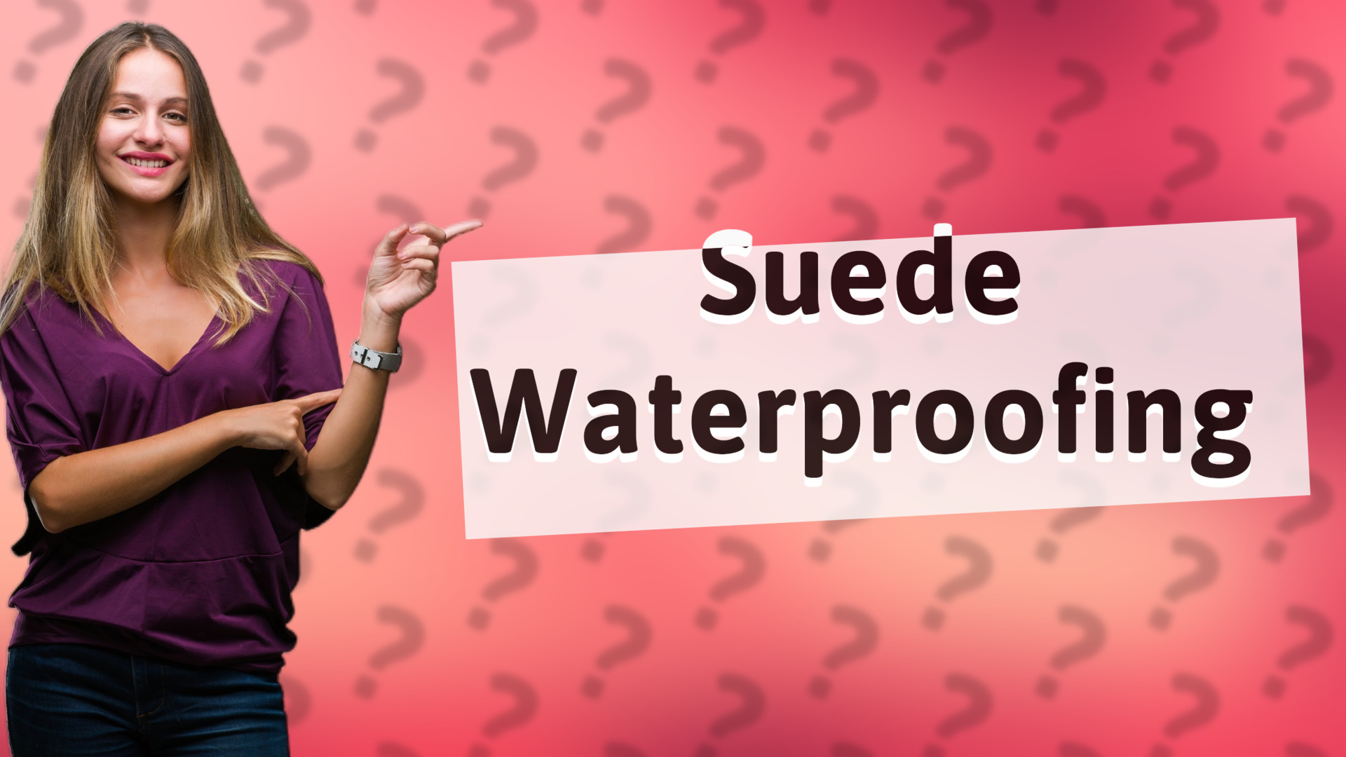 Suede Waterproofing