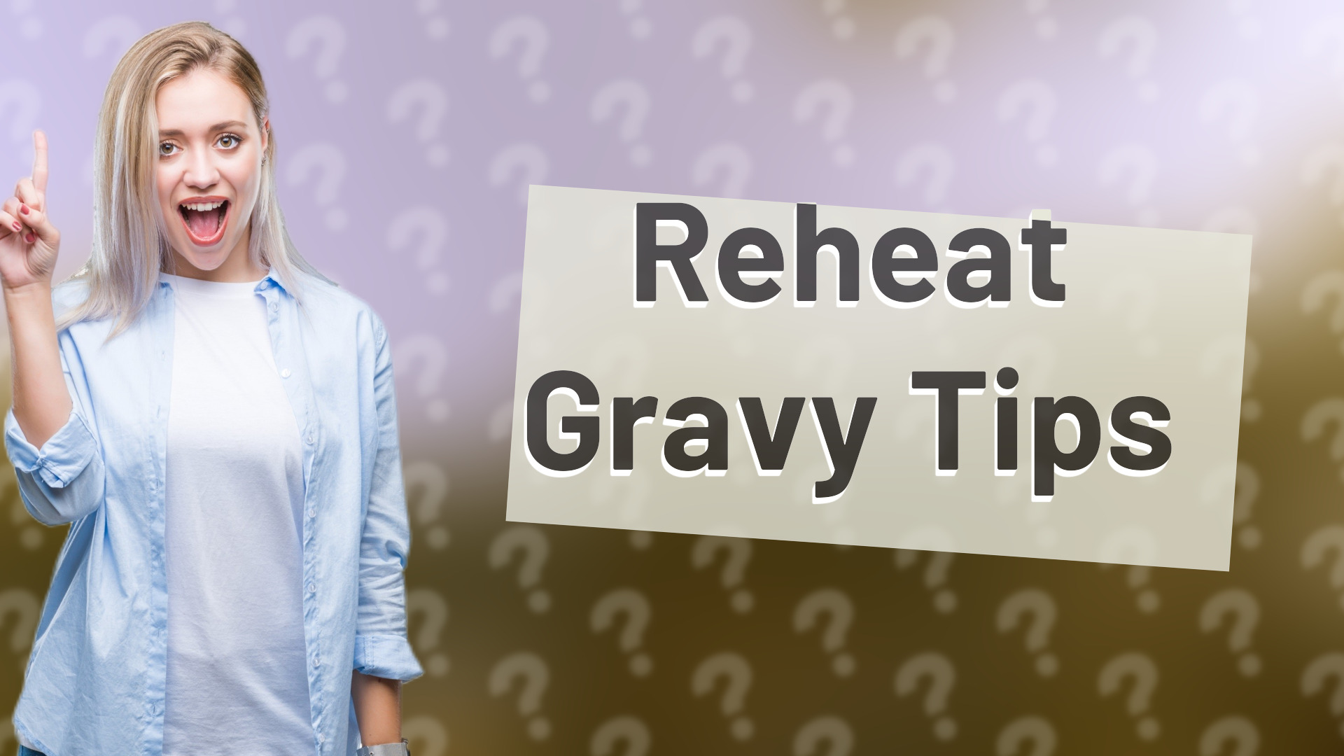 Reheat Gravy Tips