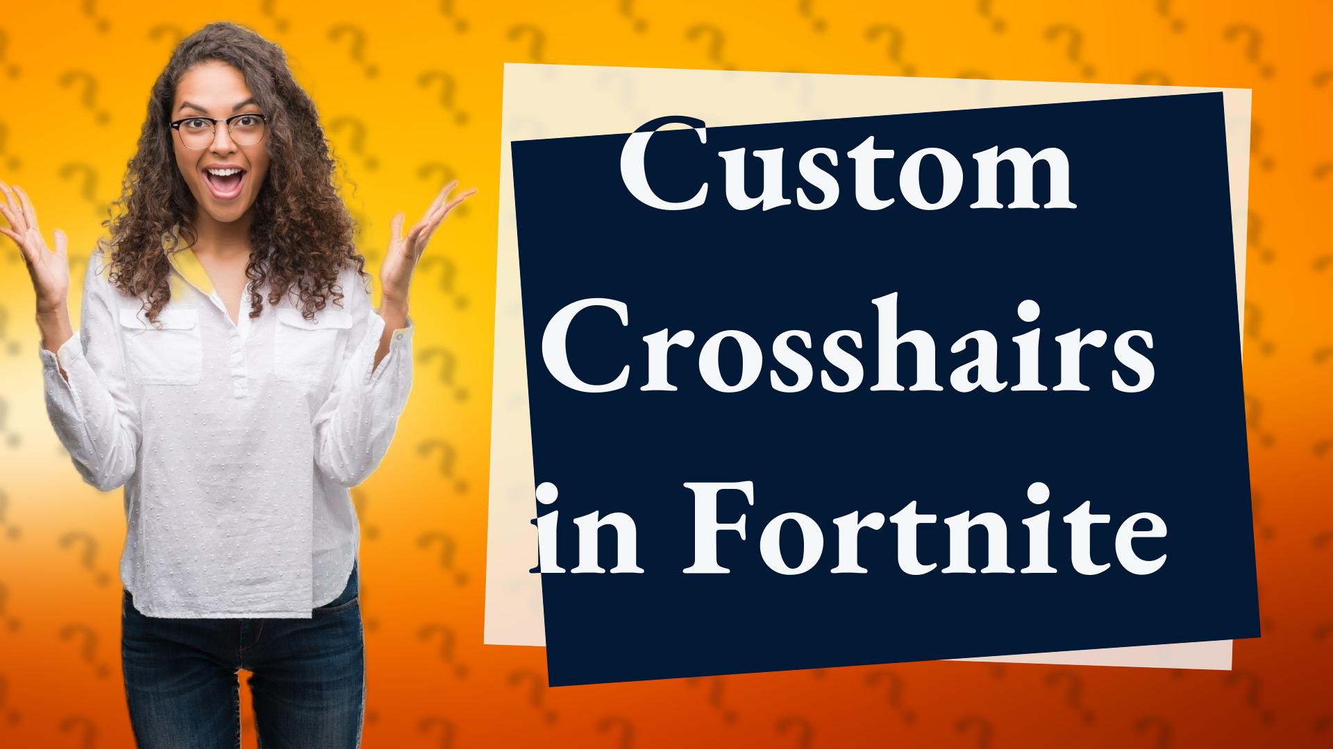 Custom Crosshairs in Fortnite