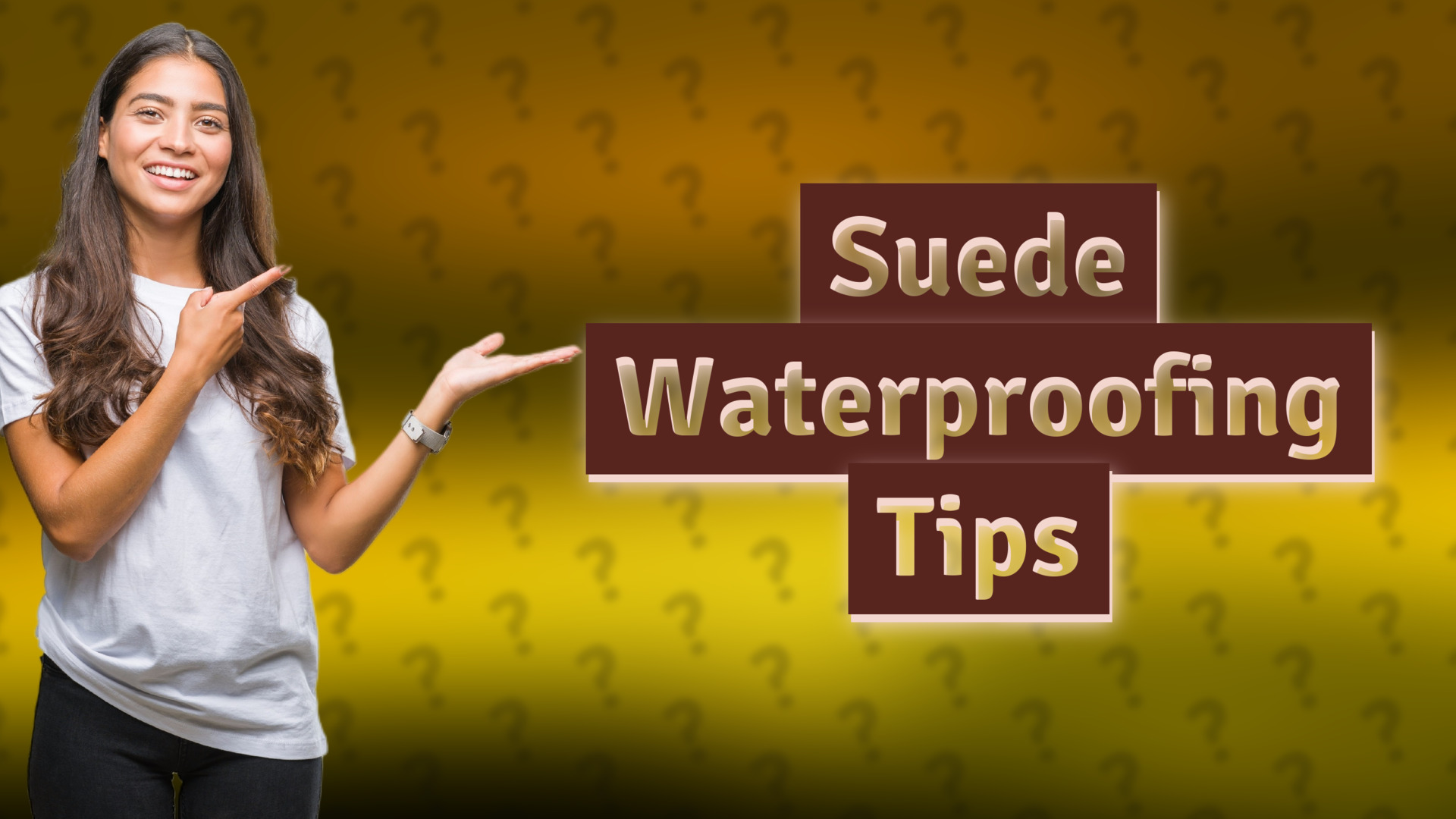 Suede Waterproofing Tips