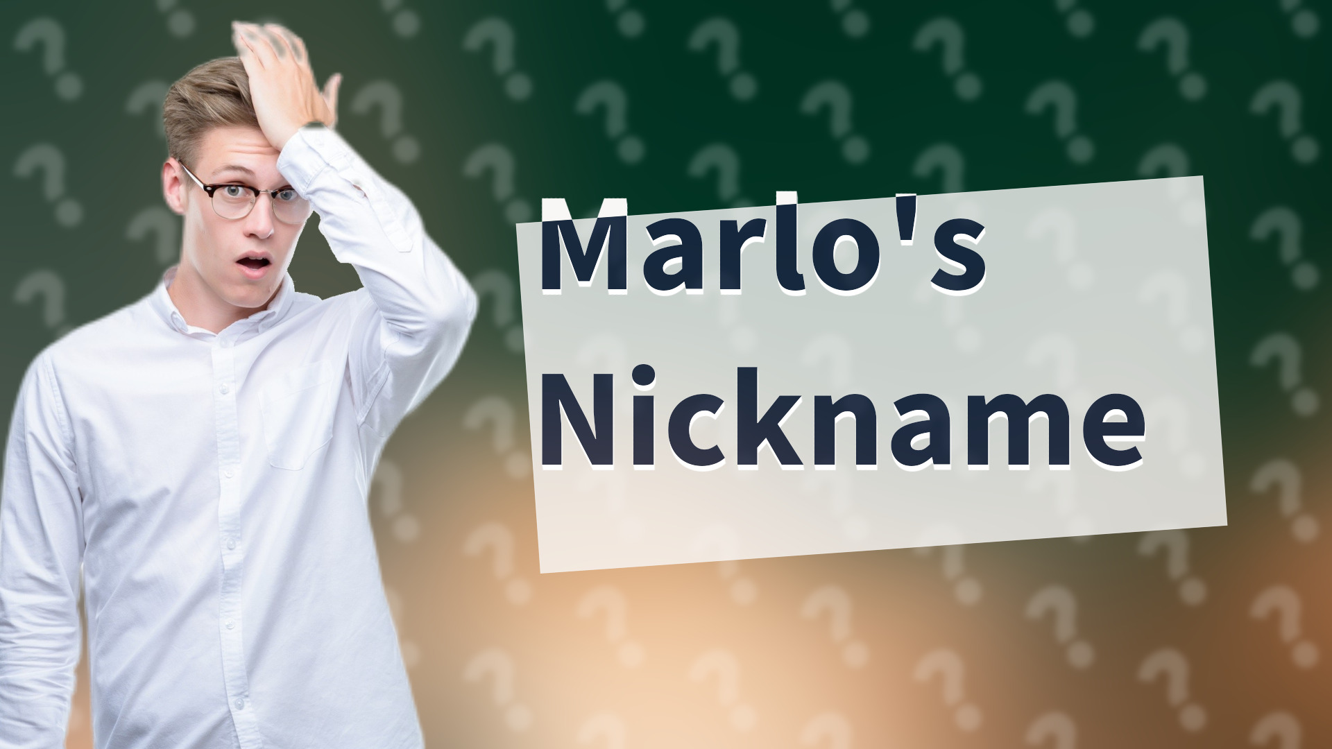 Marlo's Nickname
