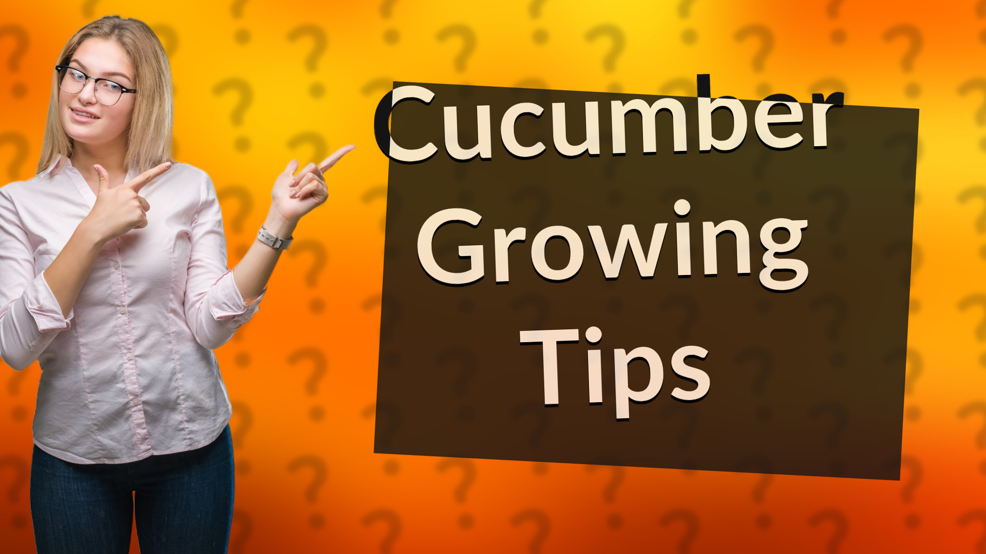 Cucumber Growing Tips