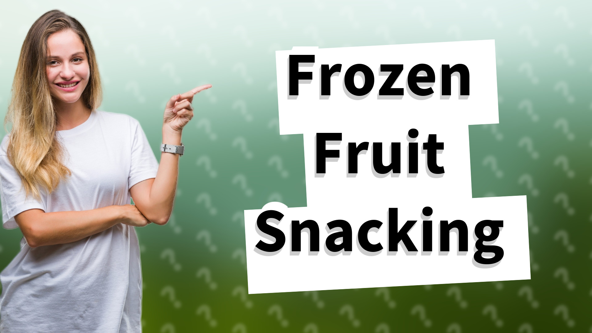 Frozen Fruit Snacking