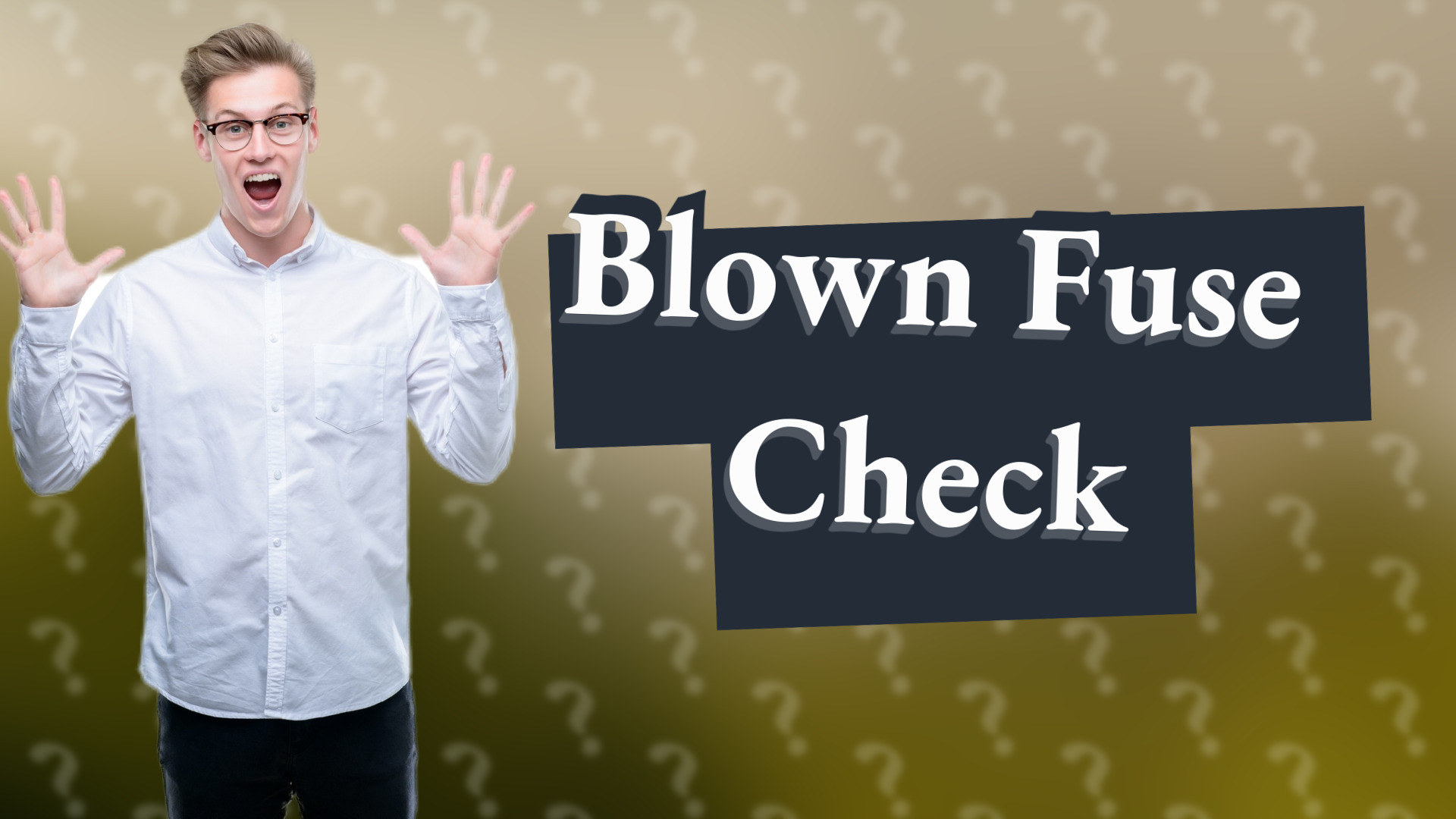 Blown Fuse Check