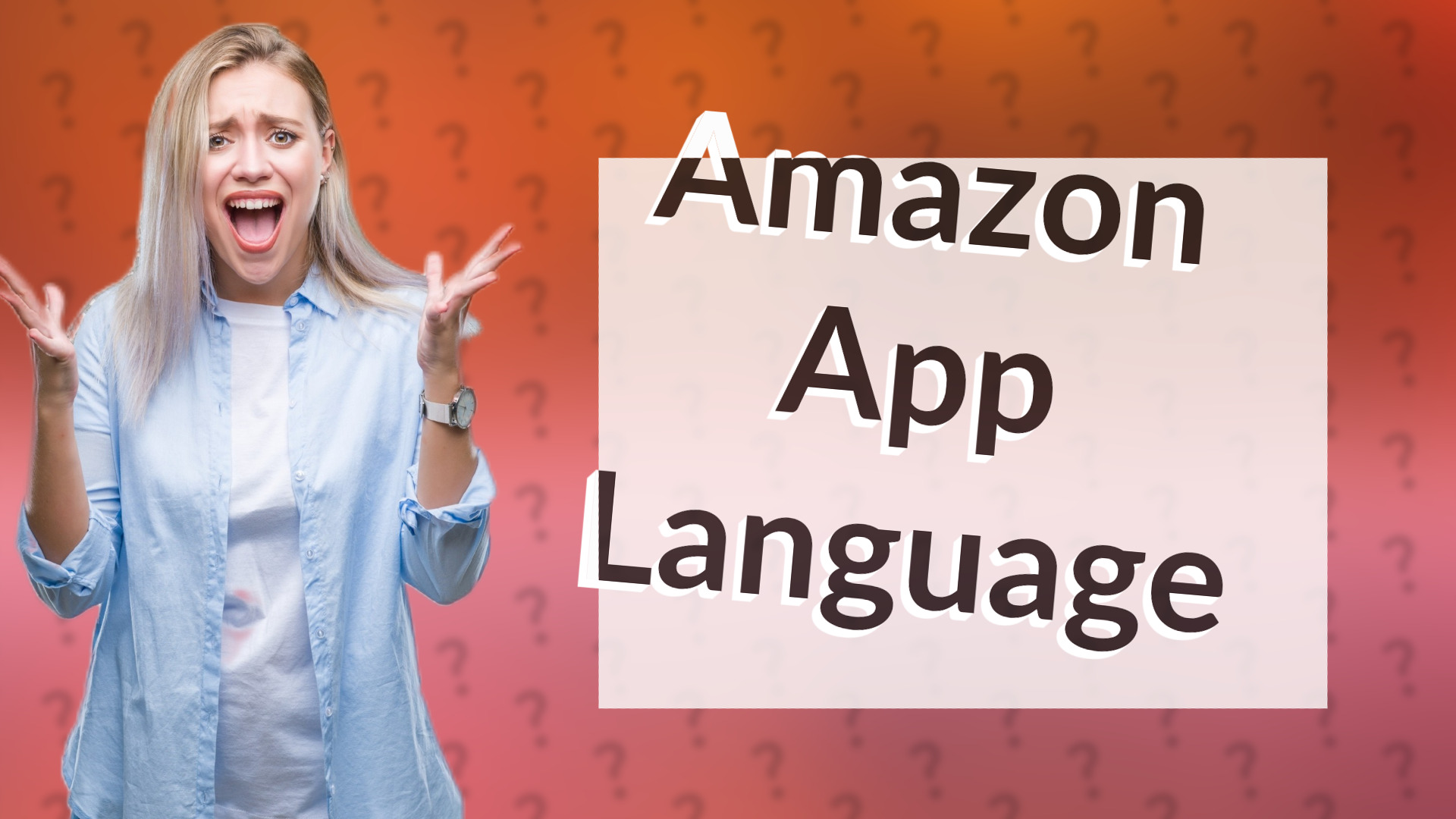 Amazon App Language
