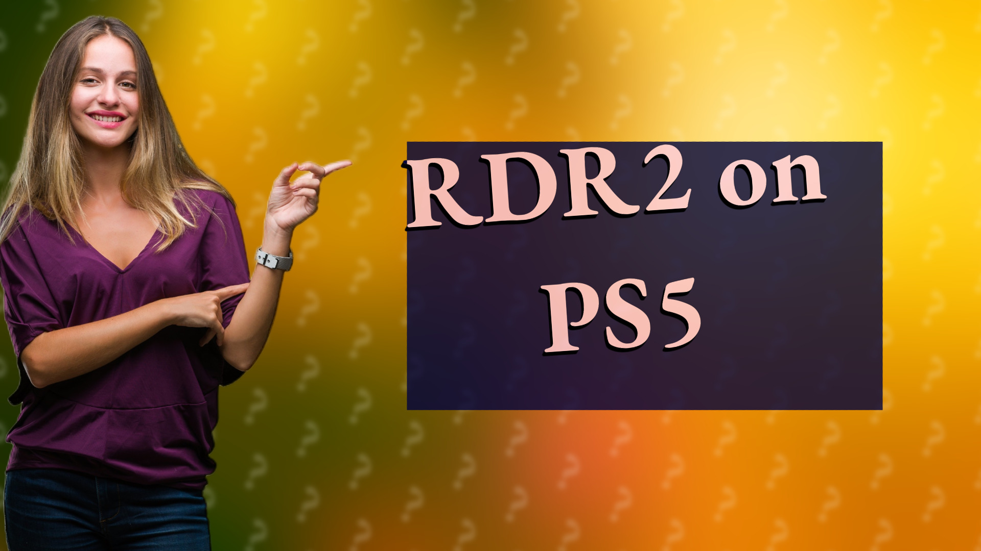 RDR2 on PS5