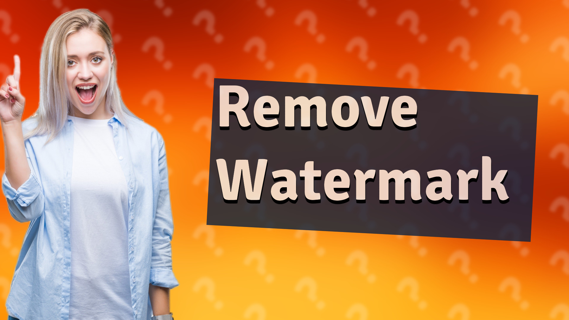 Remove Watermark