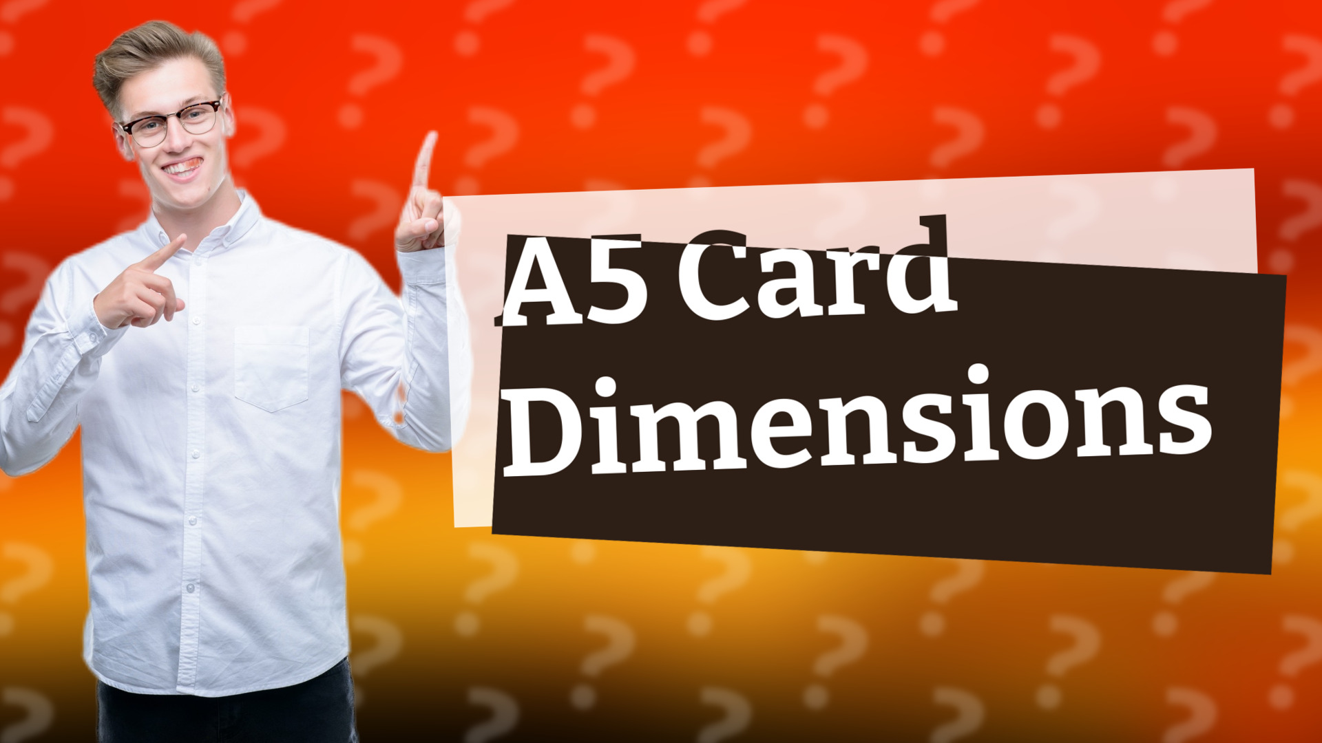 A5 Card Dimensions