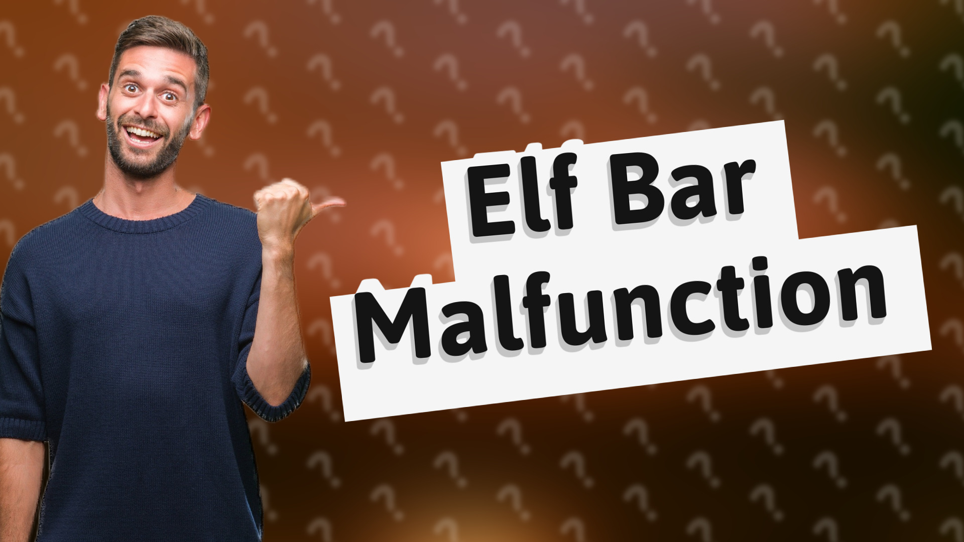 Elf Bar Malfunction