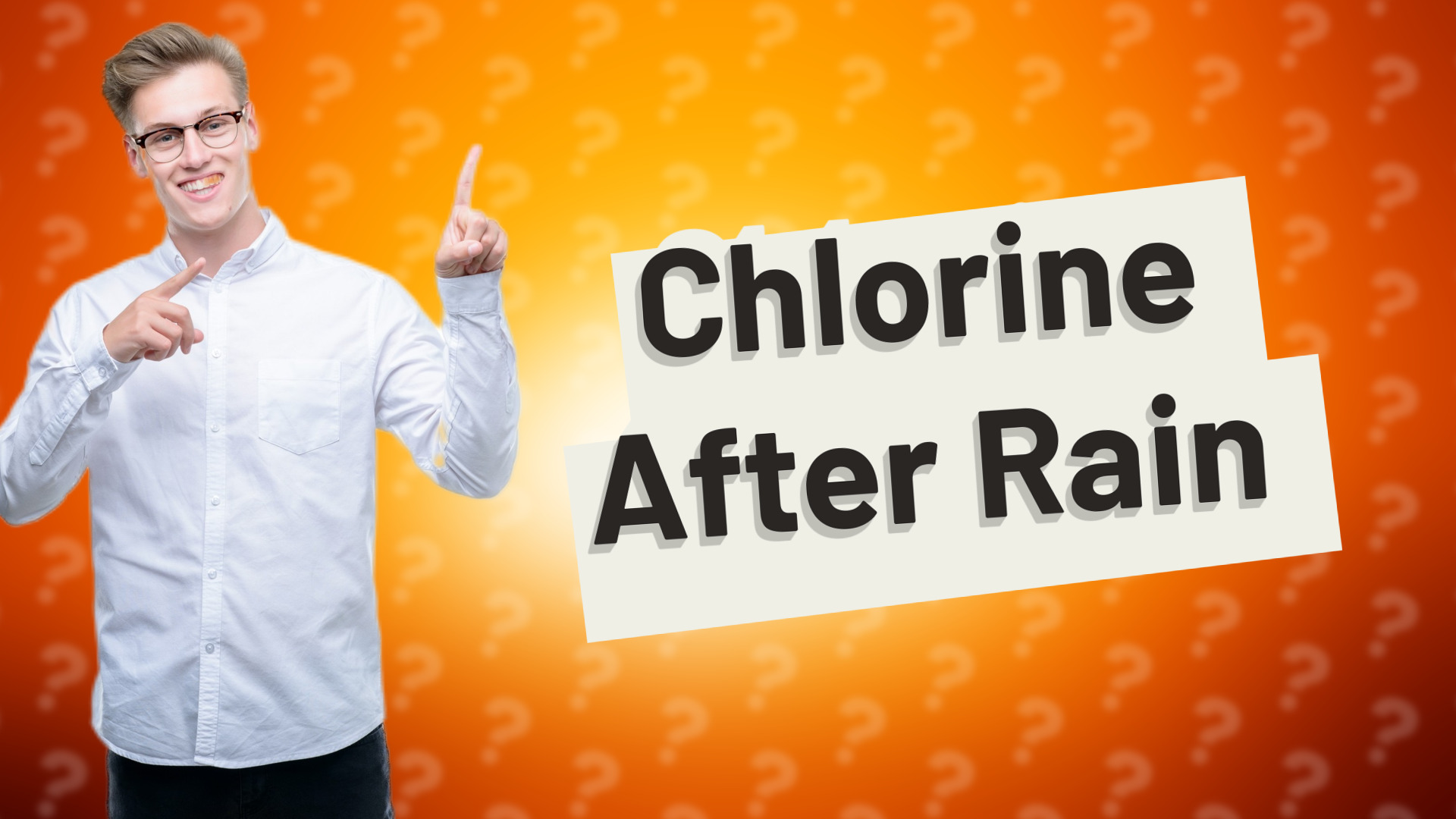 Chlorine After Rain