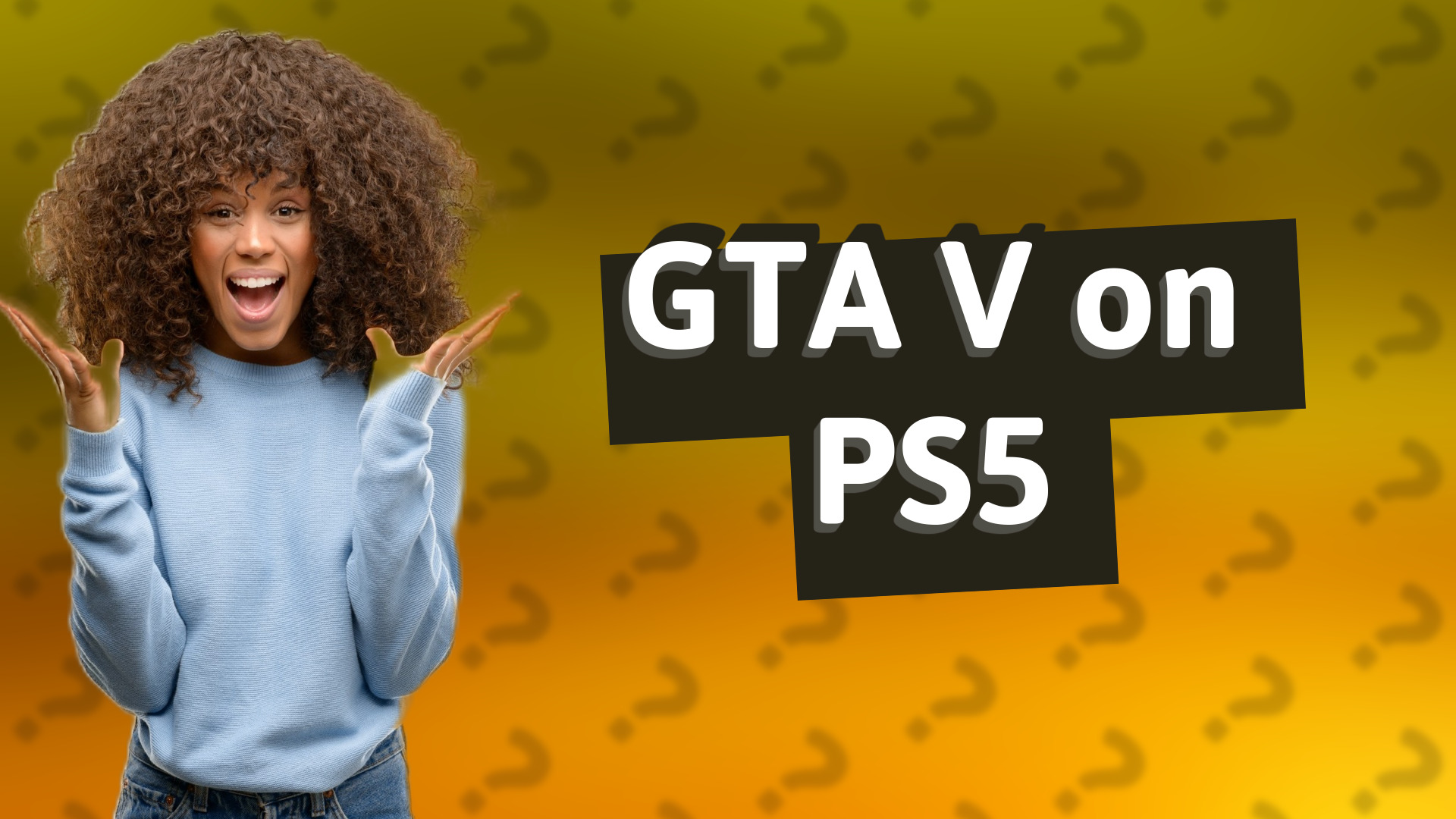 GTA V on PS5