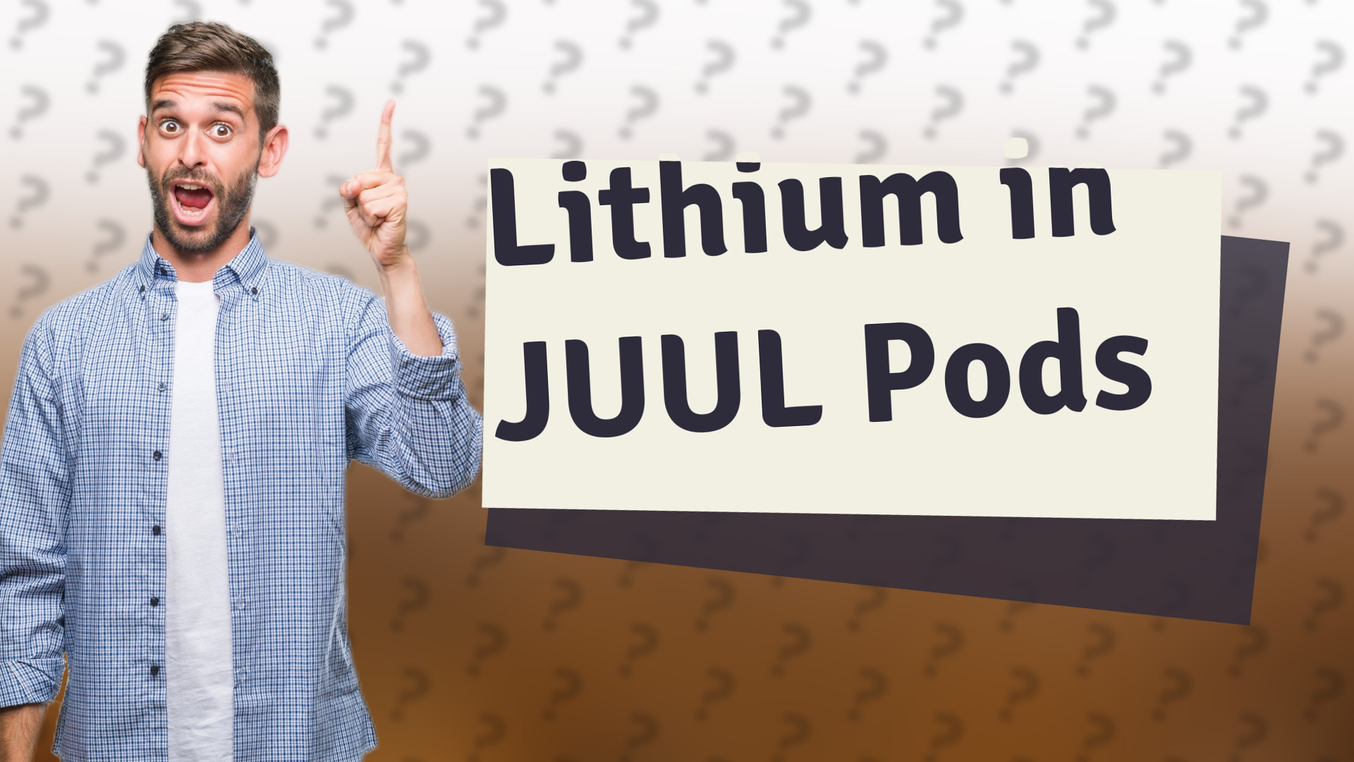 Lithium in JUUL Pods