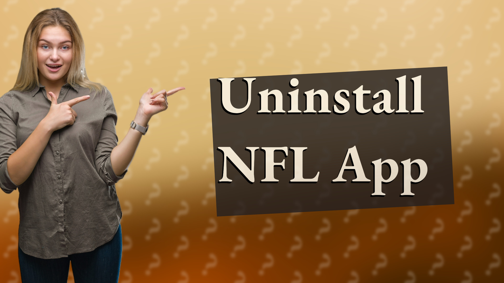 Uninstall NFL App