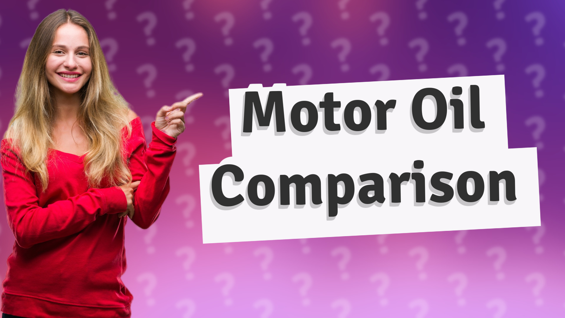 Motor Oil Comparison