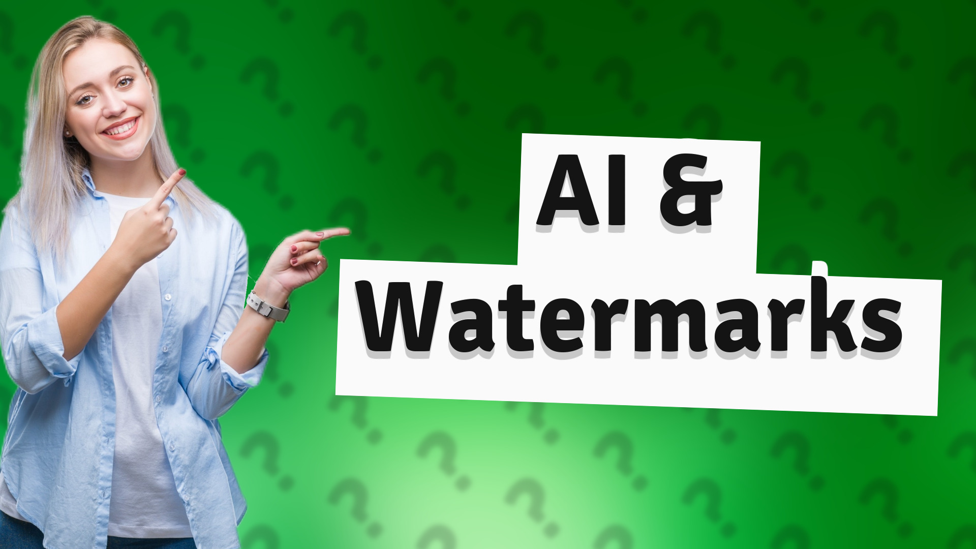 AI & Watermarks
