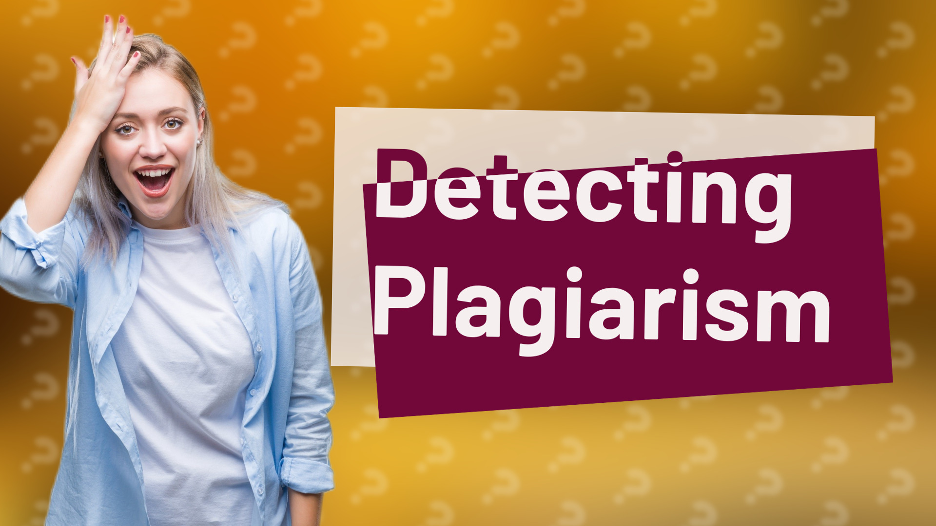 Detecting Plagiarism