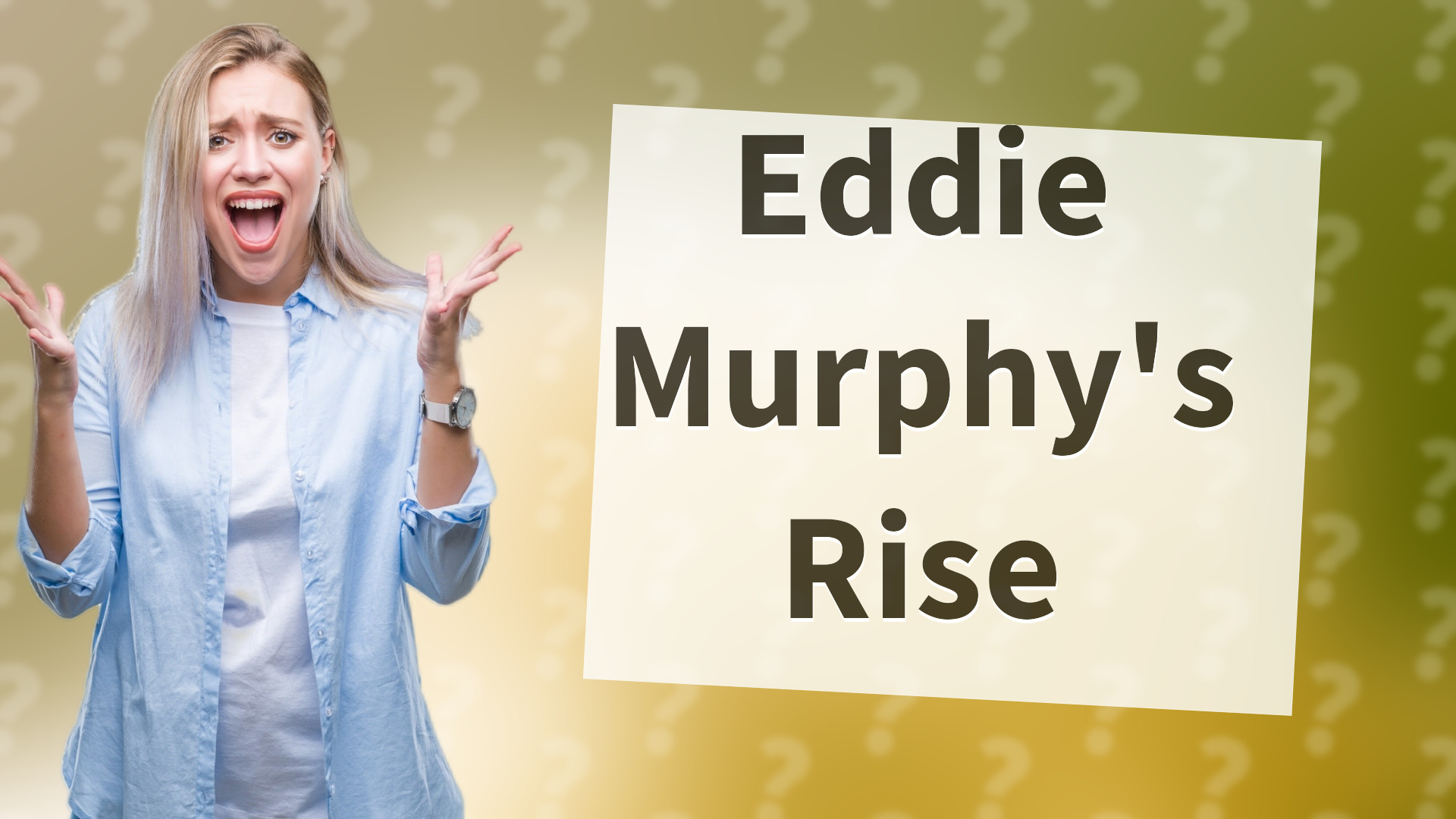 Eddie Murphy's Rise