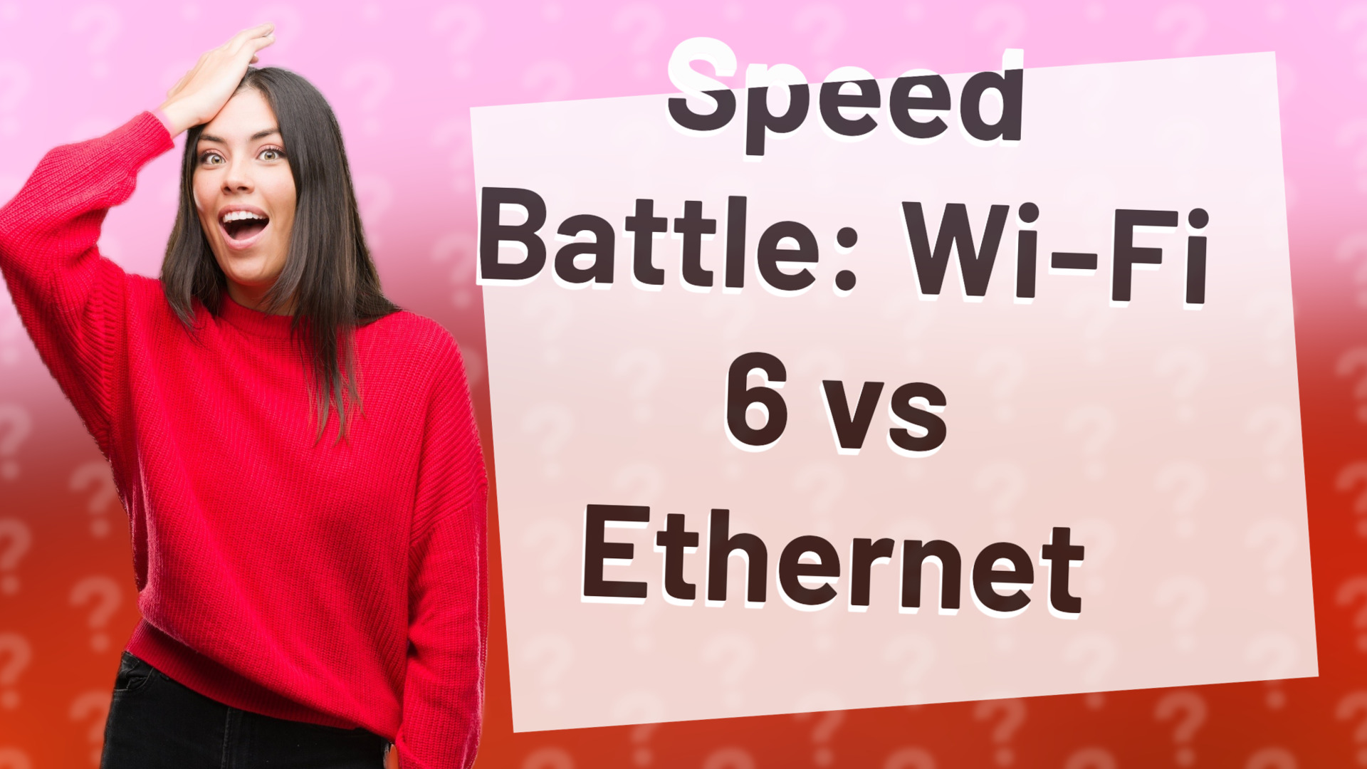 Speed Battle: Wi-Fi 6 vs Ethernet